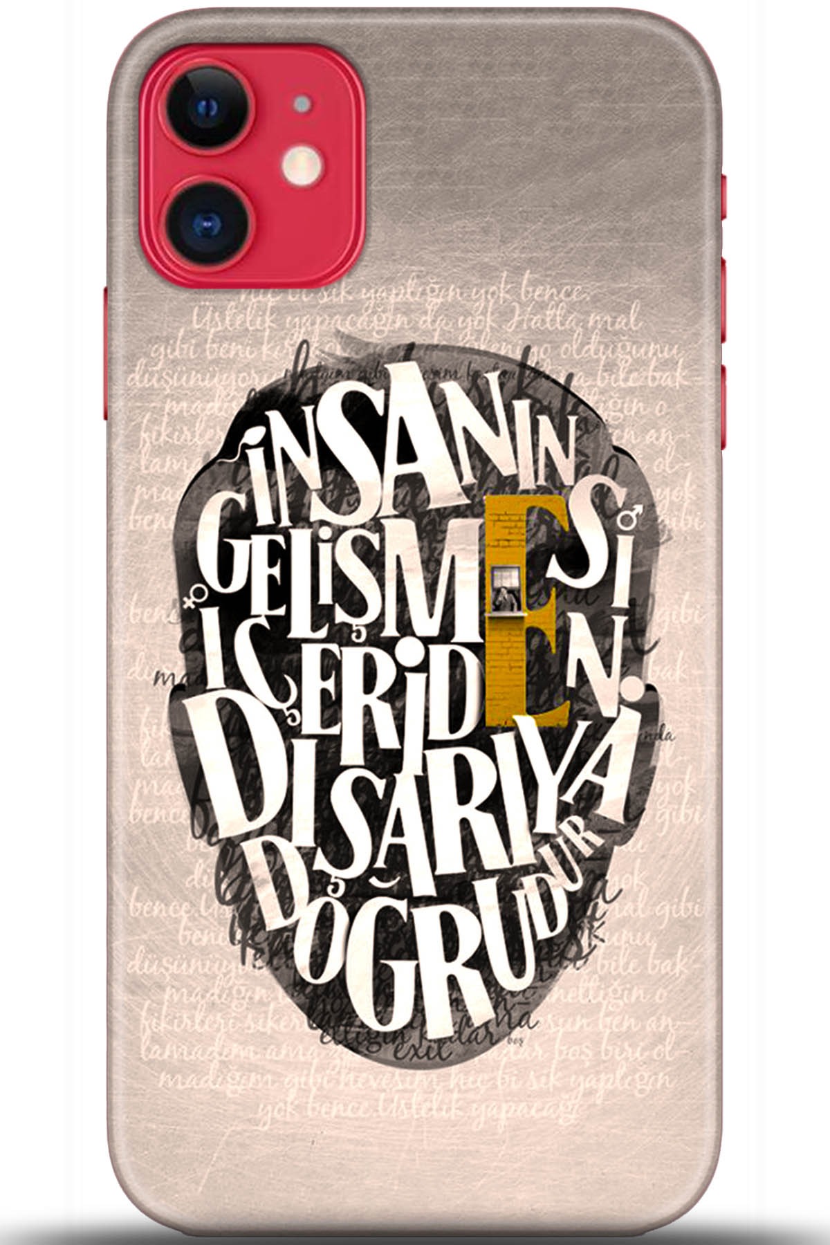 Apple iPhone 11 Uyumlu Kılıf HD Baskılı Kılıf - Followed Institution 5587