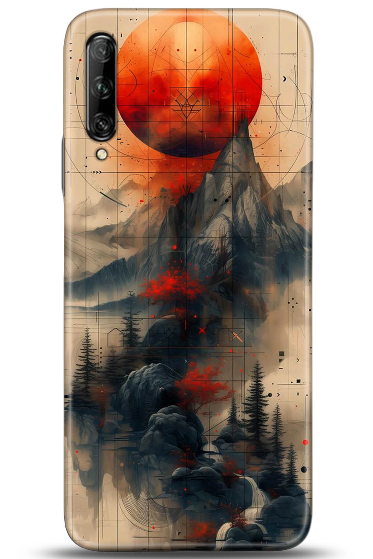 Huawei P Smart Pro 2019 Uyumlu Kılıf HD Baskılı Kılıf - Followed Institution 5244