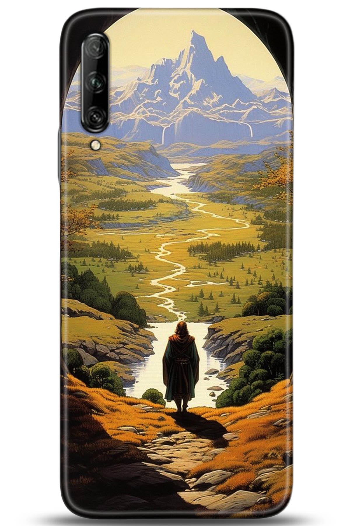 Huawei P Smart Pro 2019 Uyumlu Kılıf HD Baskılı Kılıf - Followed Institution 5263