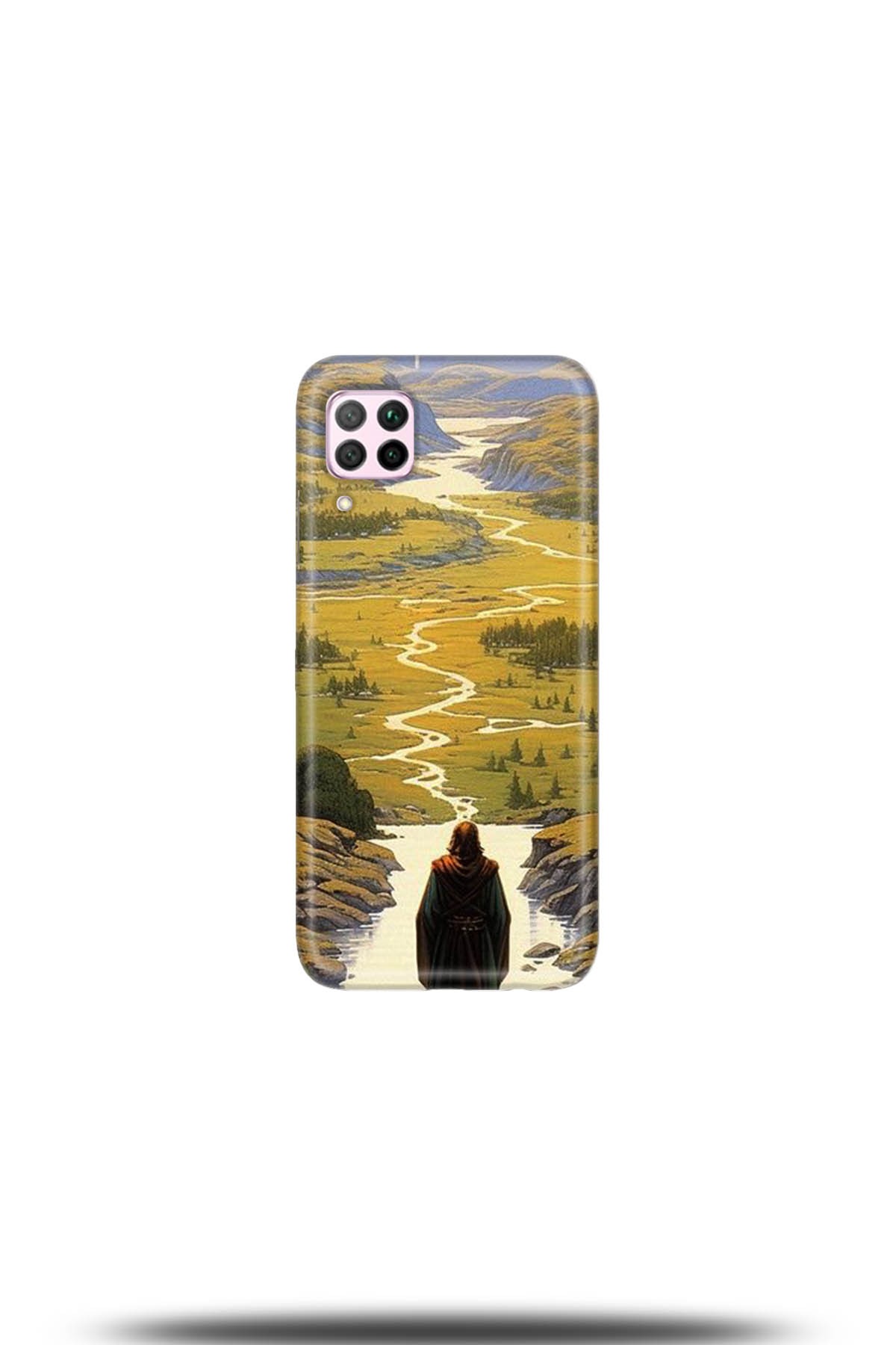 Huawei P40 Lite Uyumlu Kılıf HD Baskılı Kılıf - Followed Institution 5263