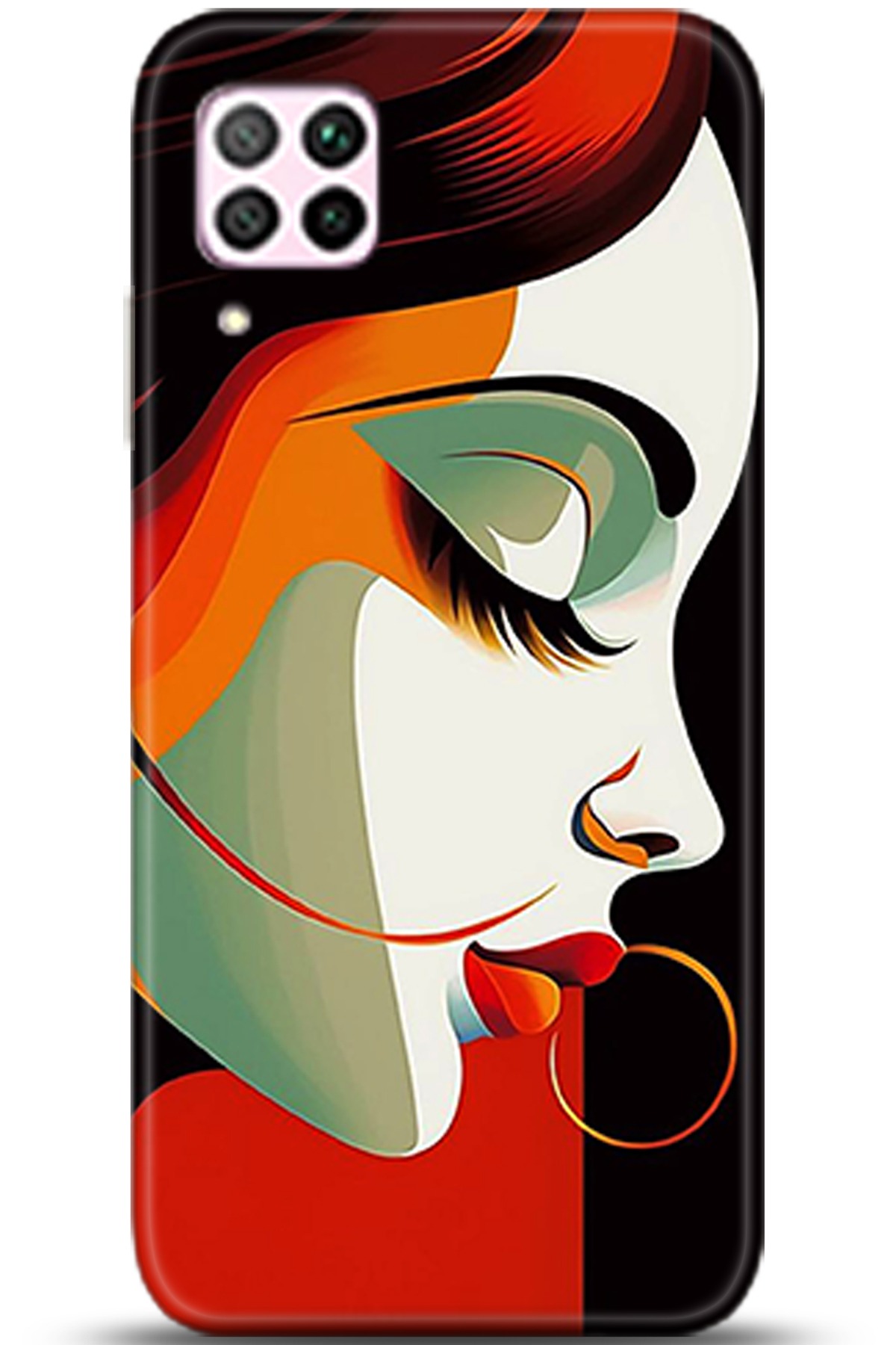 Huawei P40 Lite Uyumlu Kılıf HD Baskılı Kılıf - Followed Institution 5324