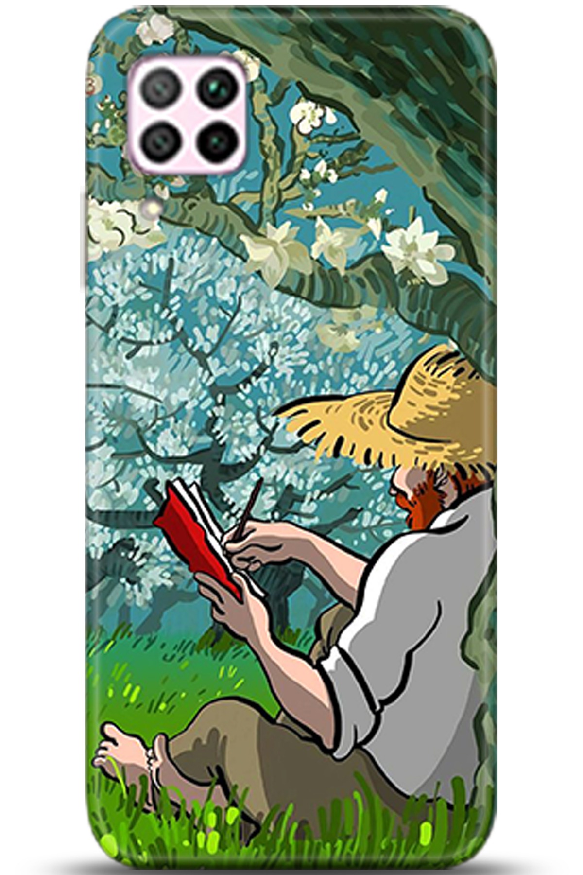 Huawei P40 Lite Uyumlu Kılıf HD Baskılı Kılıf - Followed Institution 5343