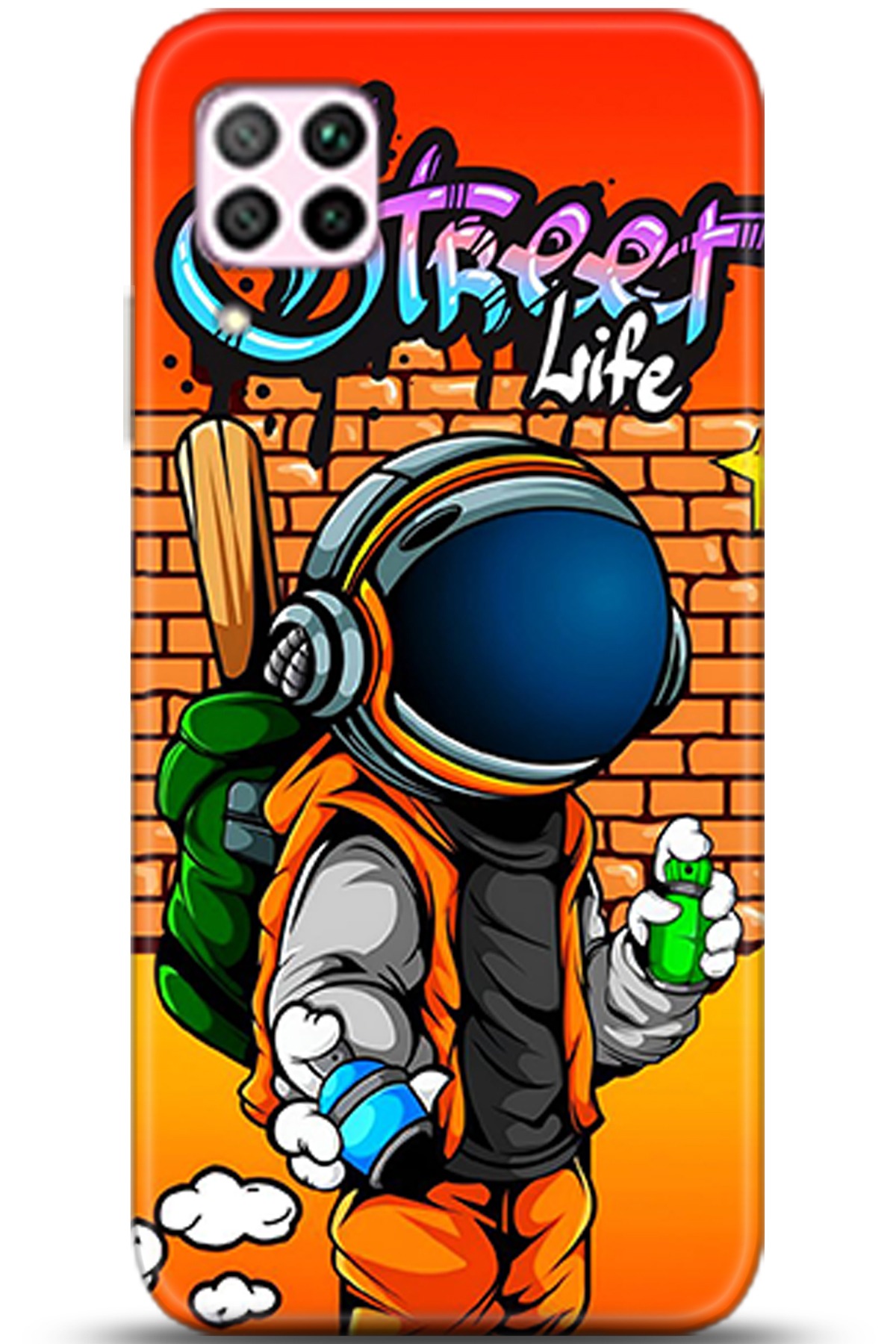 Huawei P40 Lite Uyumlu Kılıf HD Baskılı Kılıf - Followed Institution 5350