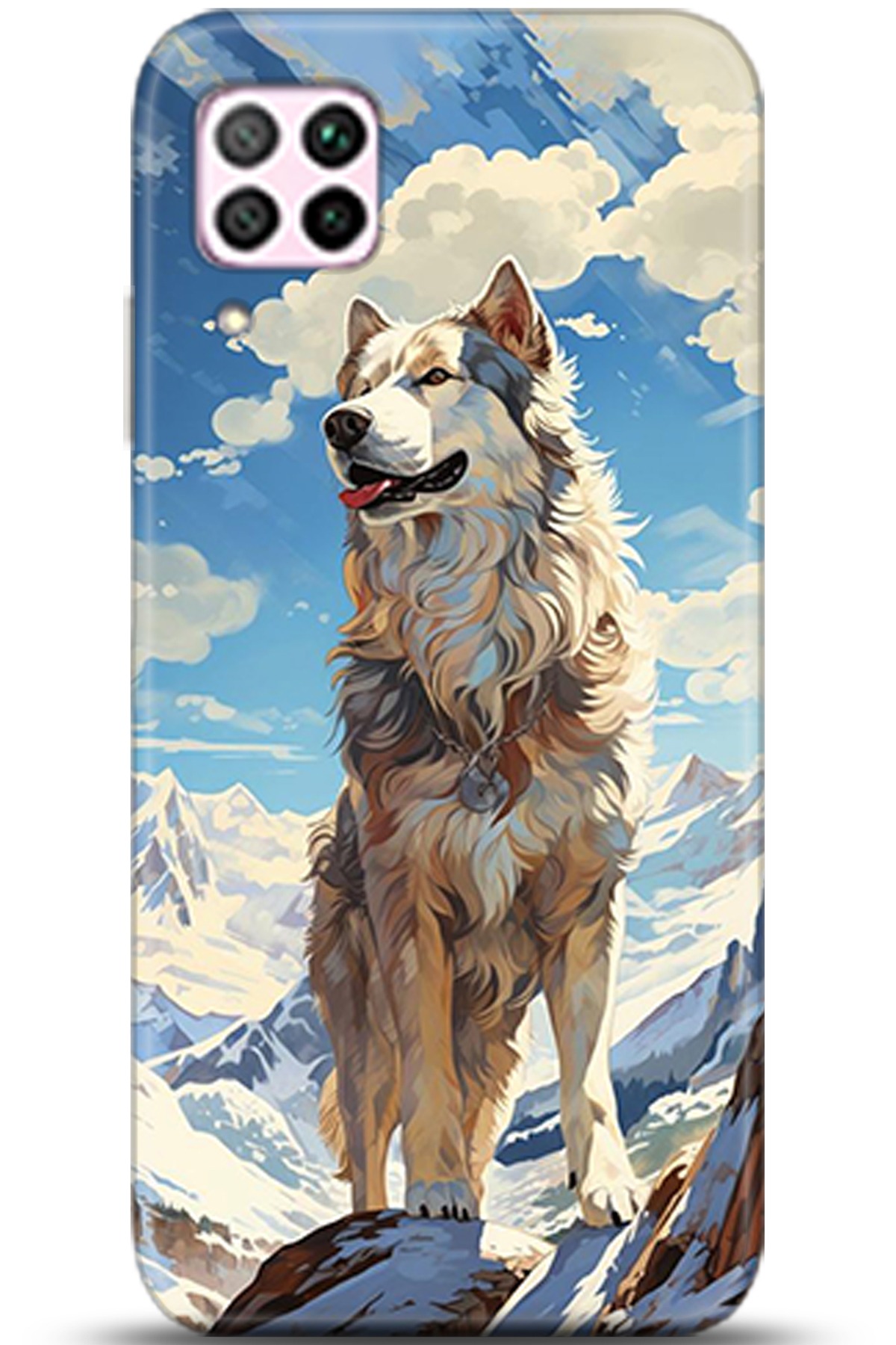 Huawei P40 Lite Uyumlu Kılıf HD Baskılı Kılıf - Followed Institution 5357