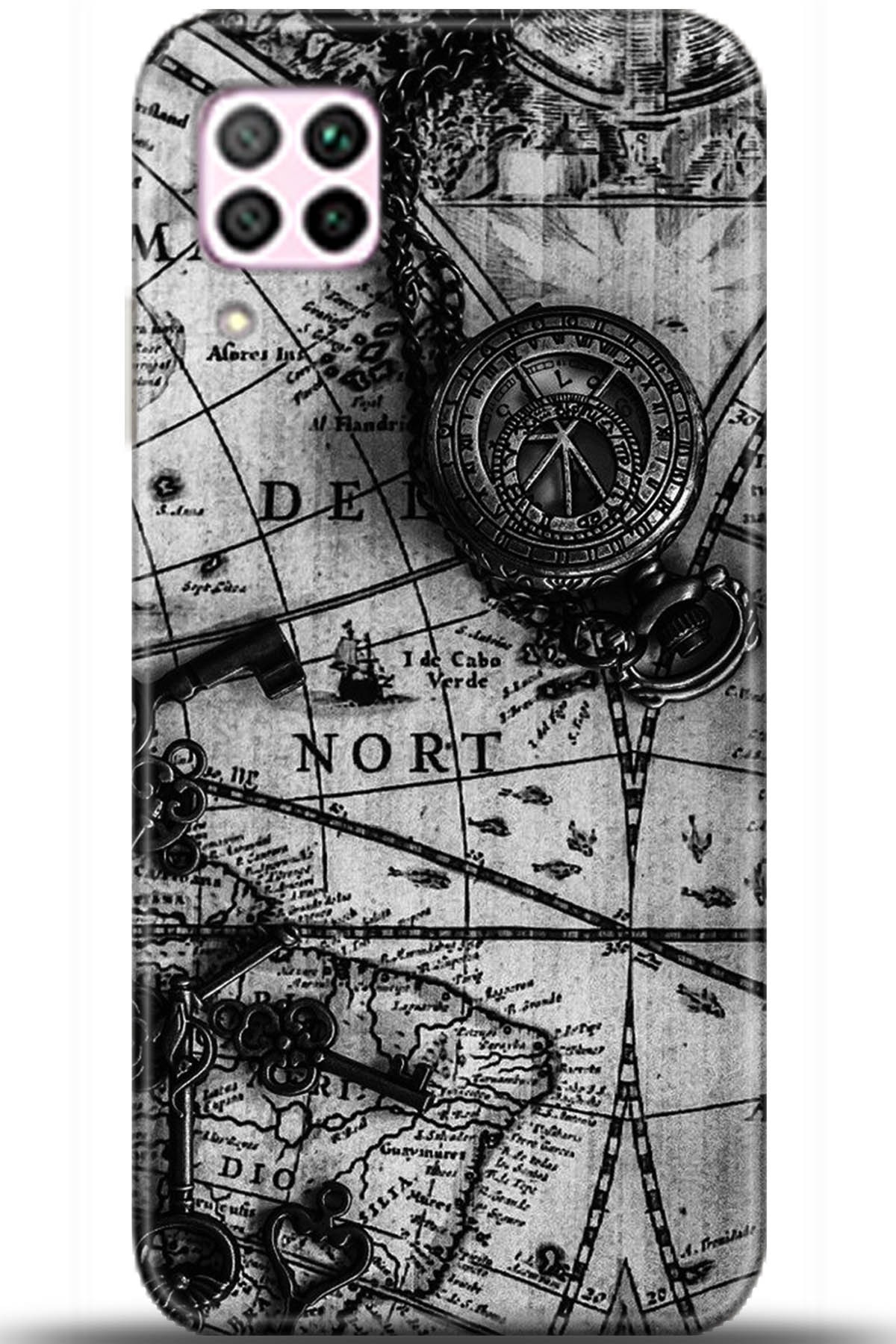 Huawei P40 Lite Uyumlu Kılıf HD Baskılı Kılıf - Followed Institution 5381