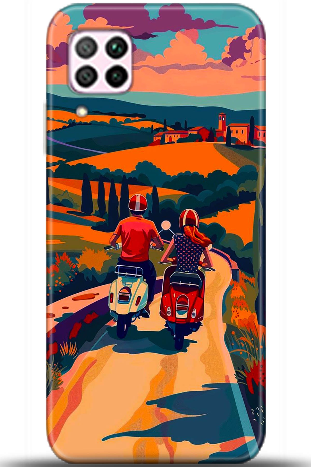 Huawei P40 Lite Uyumlu Kılıf HD Baskılı Kılıf - Followed Institution 5390