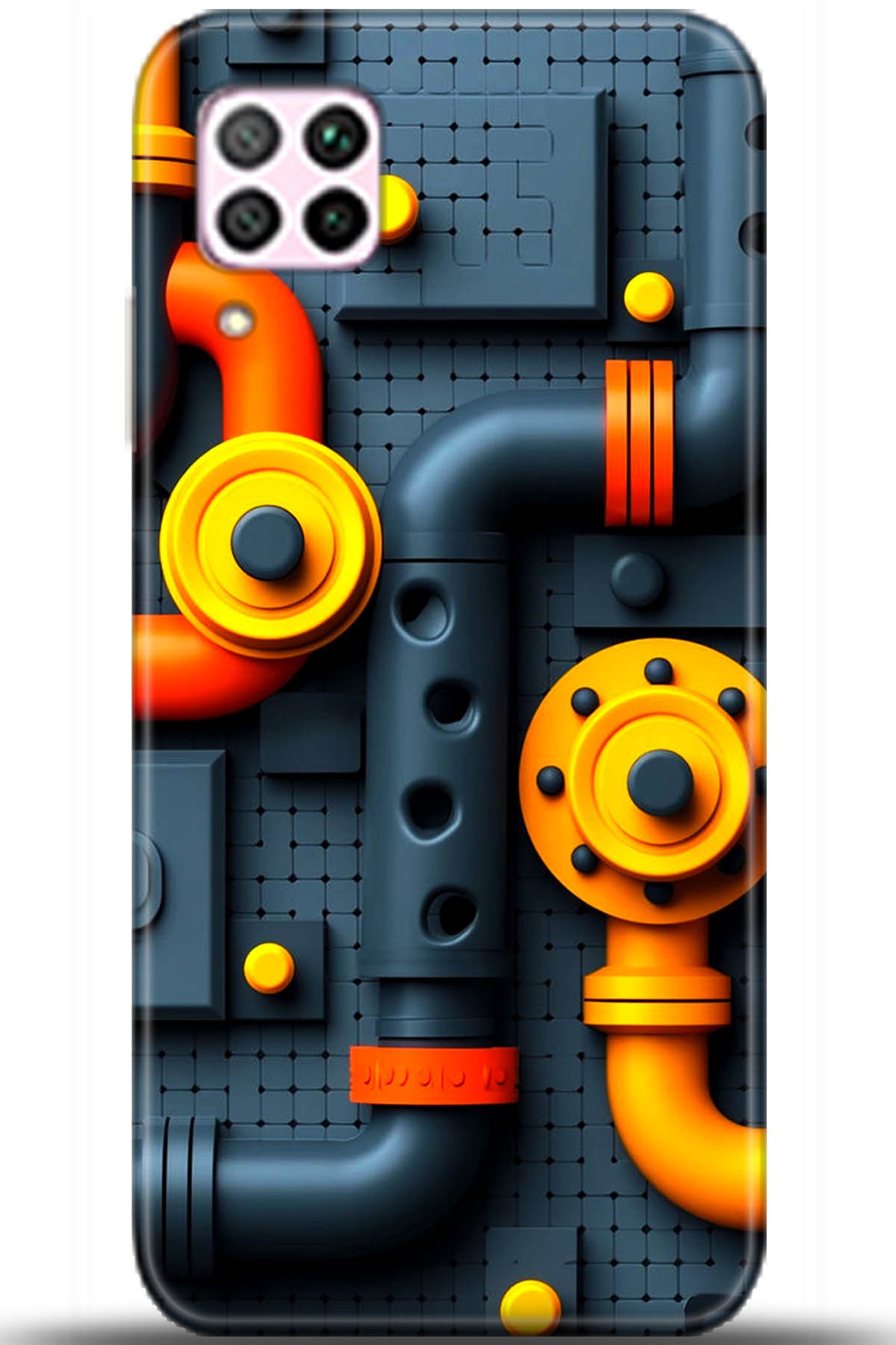 Huawei P40 Lite Uyumlu Kılıf HD Baskılı Kılıf - Followed Institution 5466