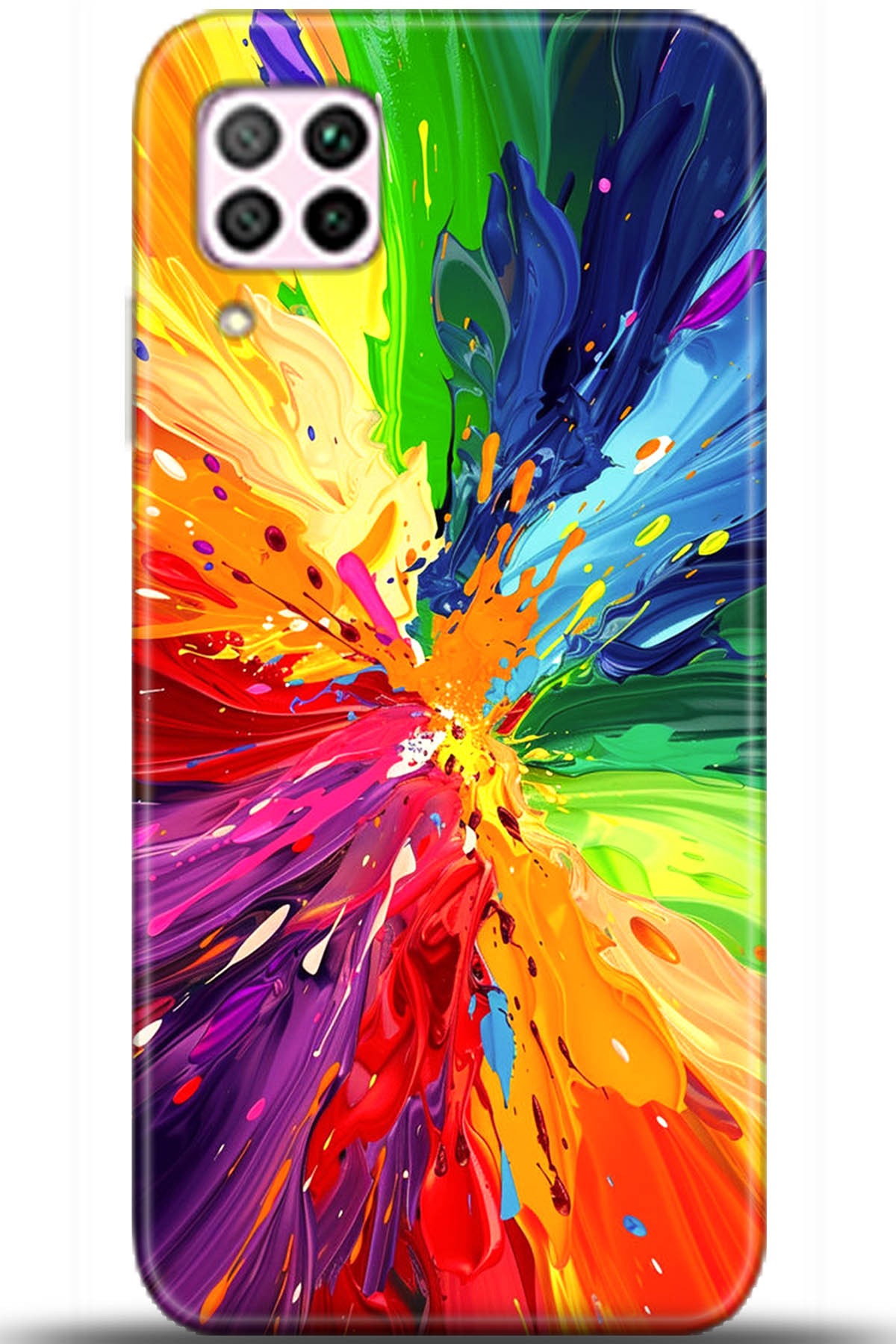 Huawei P40 Lite Uyumlu Kılıf HD Baskılı Kılıf - Followed Institution 5513