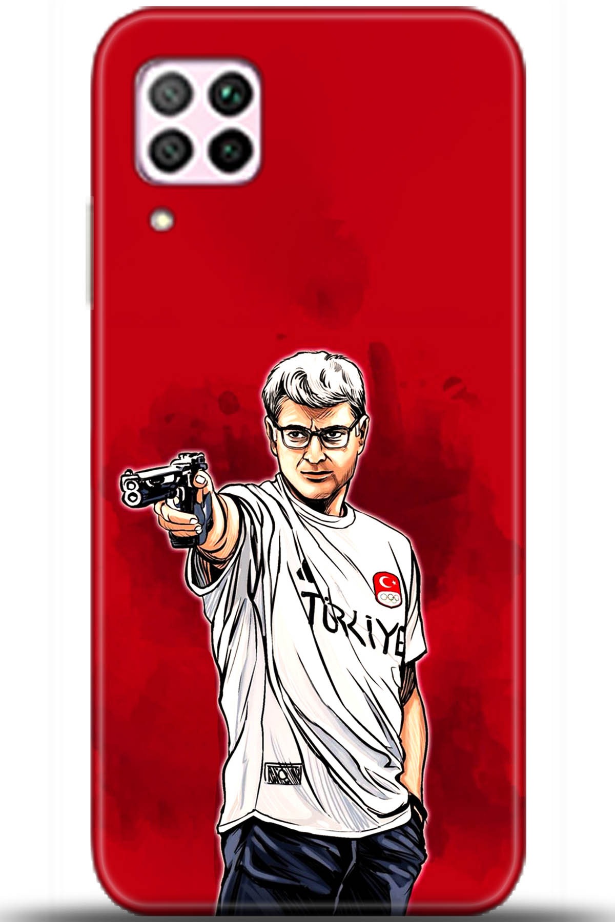 Huawei P40 Lite Uyumlu Kılıf HD Baskılı Kılıf - Followed Institution 5533