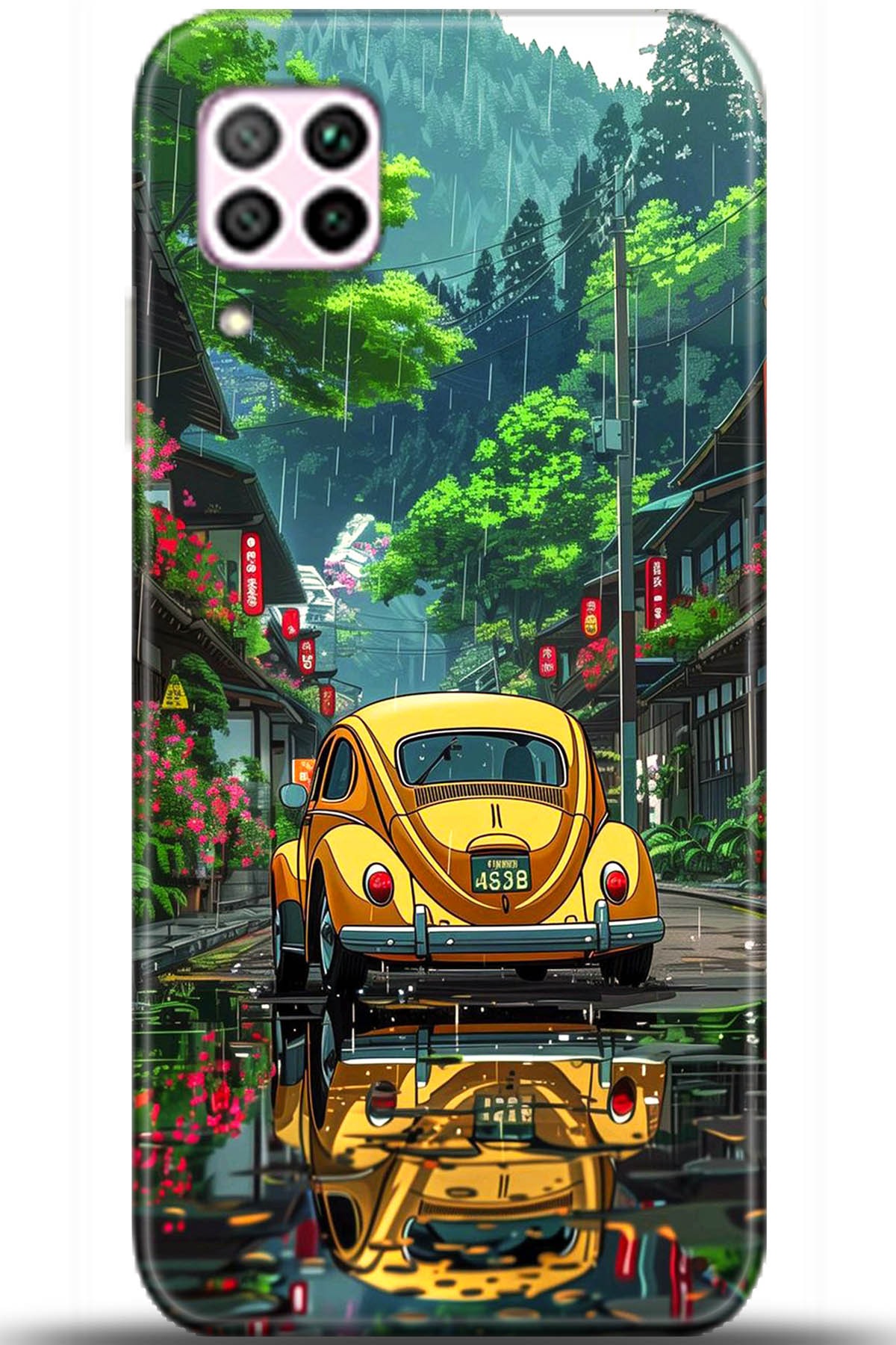 Huawei P40 Lite Uyumlu Kılıf HD Baskılı Kılıf - Followed Institution 5561