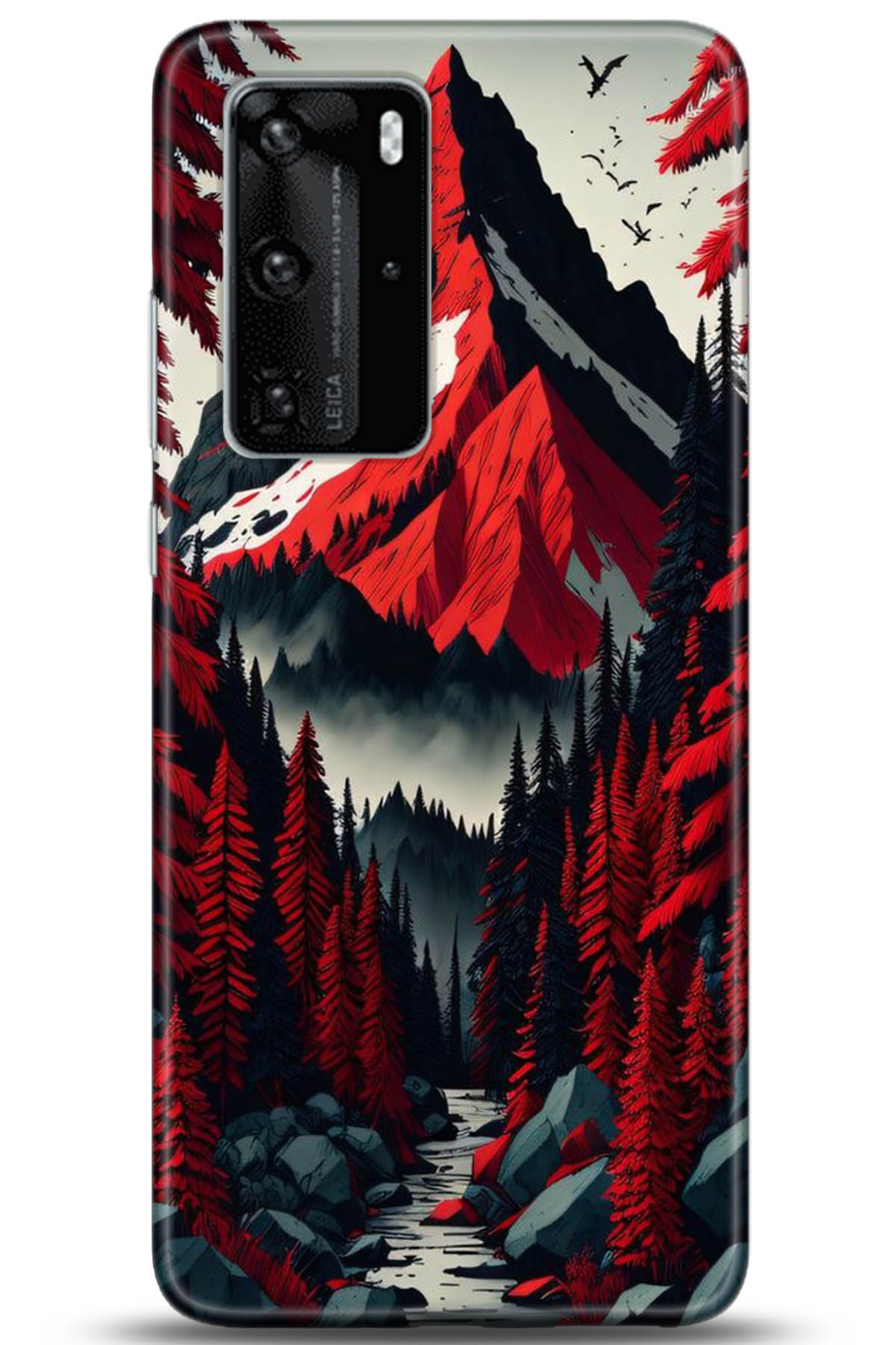Huawei P40 Pro Uyumlu Kılıf HD Baskılı Kılıf - Followed Institution 5196
