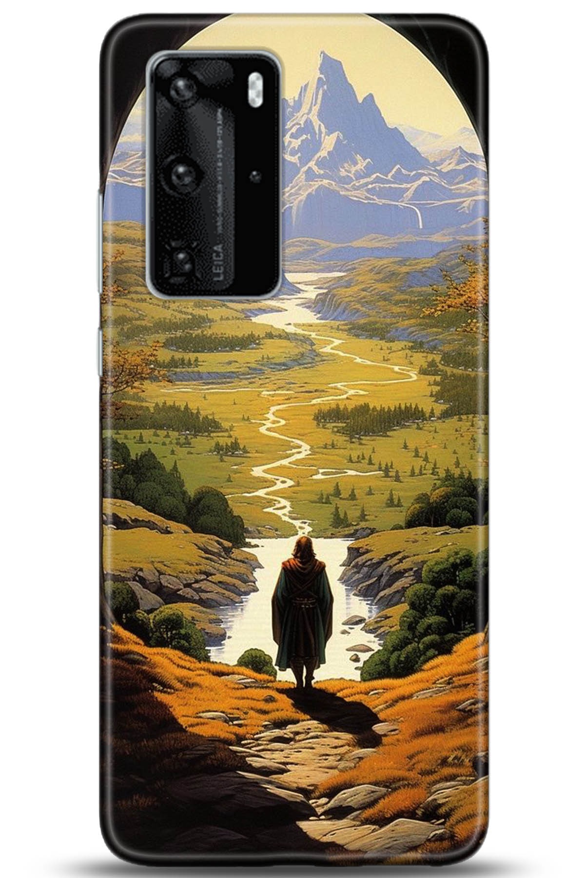 Huawei P40 Pro Uyumlu Kılıf HD Baskılı Kılıf - Followed Institution 5263