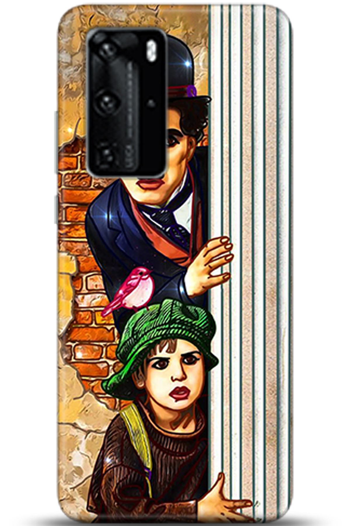 Huawei P40 Pro Uyumlu Kılıf HD Baskılı Kılıf - Followed Institution 5348