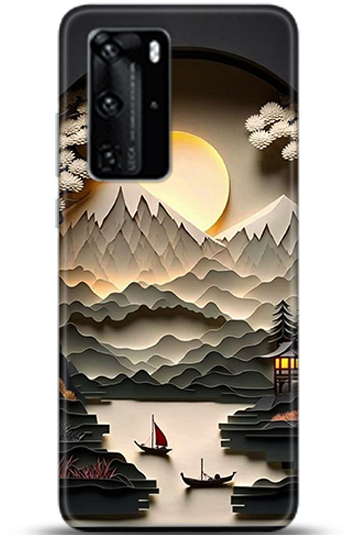 Huawei P40 Pro Uyumlu Kılıf HD Baskılı Kılıf - Followed Institution 5354