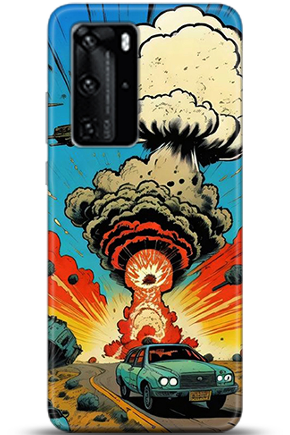 Huawei P40 Pro Uyumlu Kılıf HD Baskılı Kılıf - Followed Institution 5361