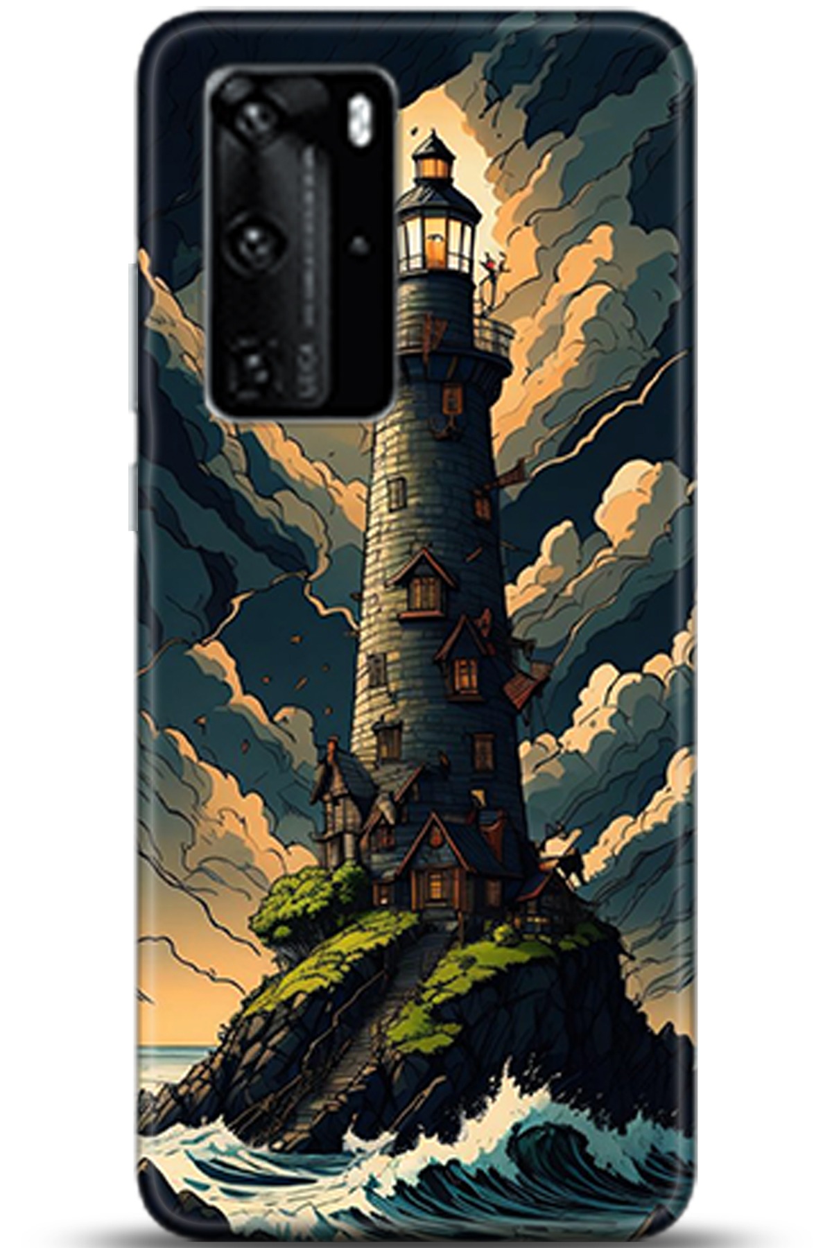 Huawei P40 Pro Uyumlu Kılıf HD Baskılı Kılıf - Followed Institution 5363