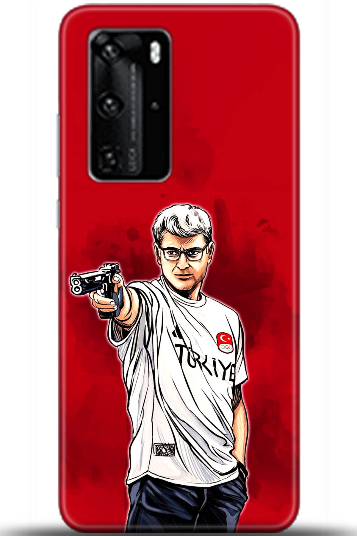 Huawei P40 Pro Uyumlu Kılıf HD Baskılı Kılıf - Followed Institution 5533