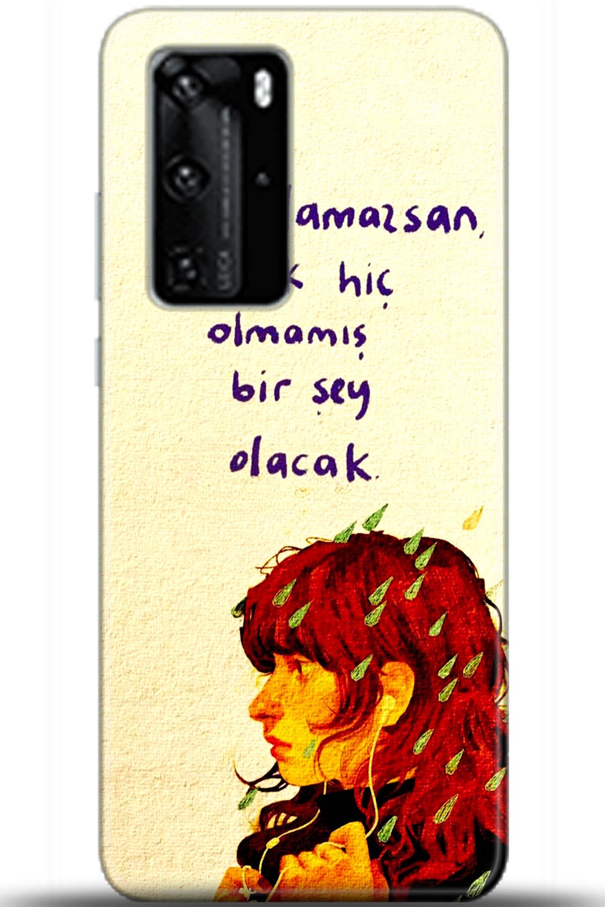 Huawei P40 Pro Uyumlu Kılıf HD Baskılı Kılıf - Followed Institution 5595