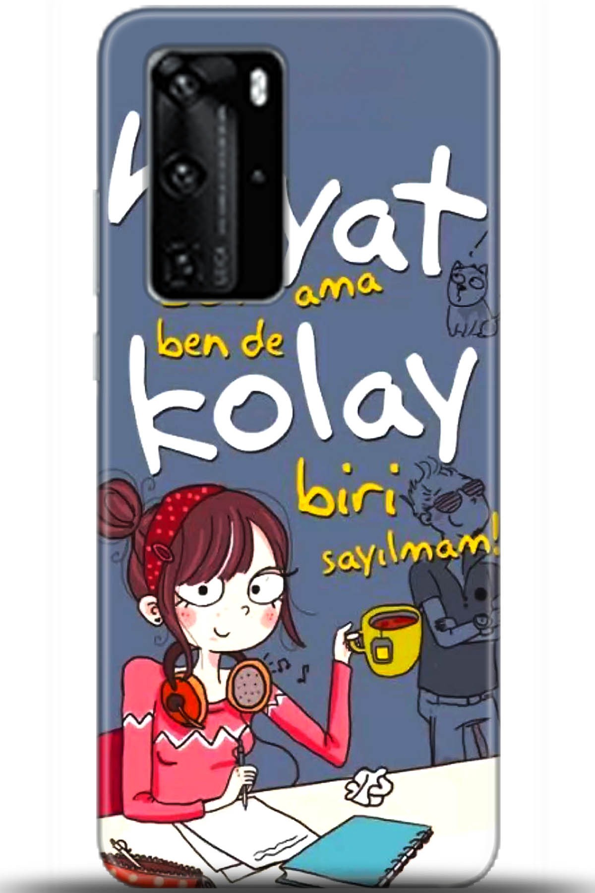 Huawei P40 Pro Uyumlu Kılıf HD Baskılı Kılıf - Followed Institution 5686