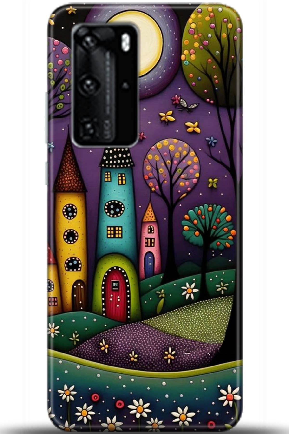 Huawei P40 Pro Uyumlu Kılıf HD Baskılı Kılıf - Followed Institution 5704