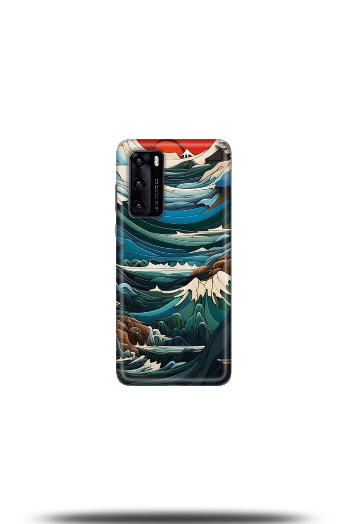 Huawei P40 Uyumlu Kılıf HD Baskılı Kılıf - Followed Institution 5009