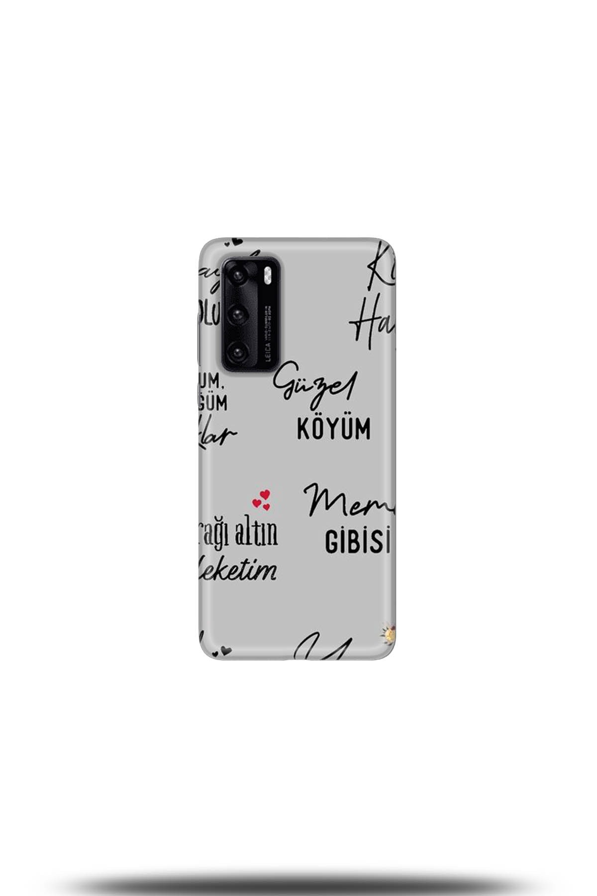 Huawei P40 Uyumlu Kılıf HD Baskılı Kılıf - Followed Institution 5210