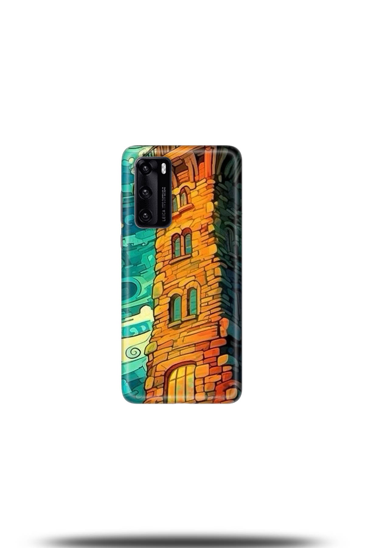 Huawei P40 Uyumlu Kılıf HD Baskılı Kılıf - Followed Institution 5233