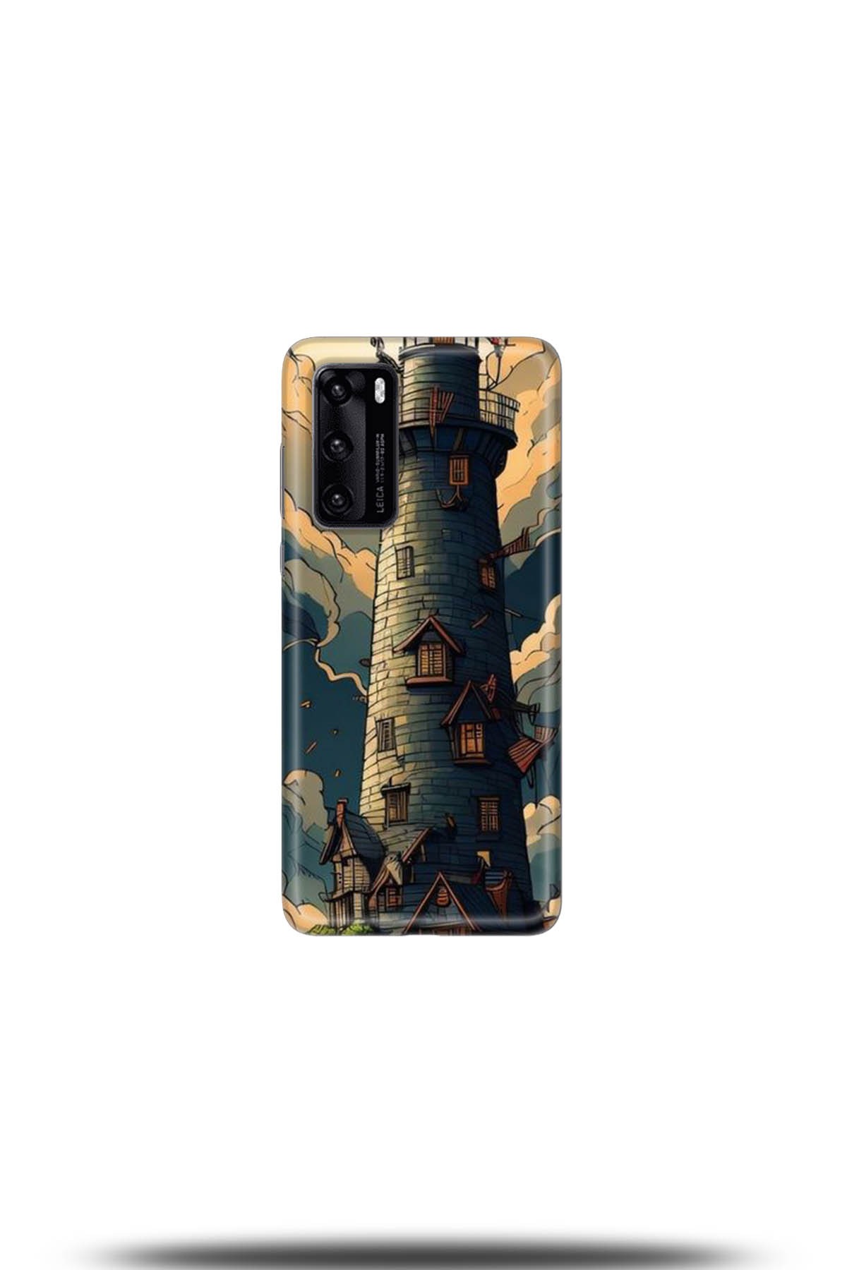 Huawei P40 Uyumlu Kılıf HD Baskılı Kılıf - Followed Institution 5236