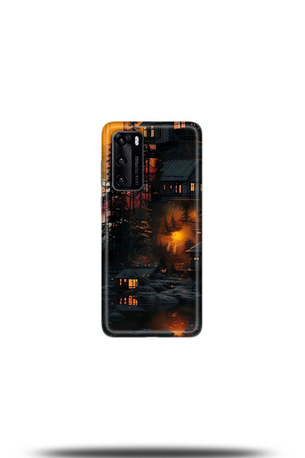 Huawei P40 Uyumlu Kılıf HD Baskılı Kılıf - Followed Institution 5292