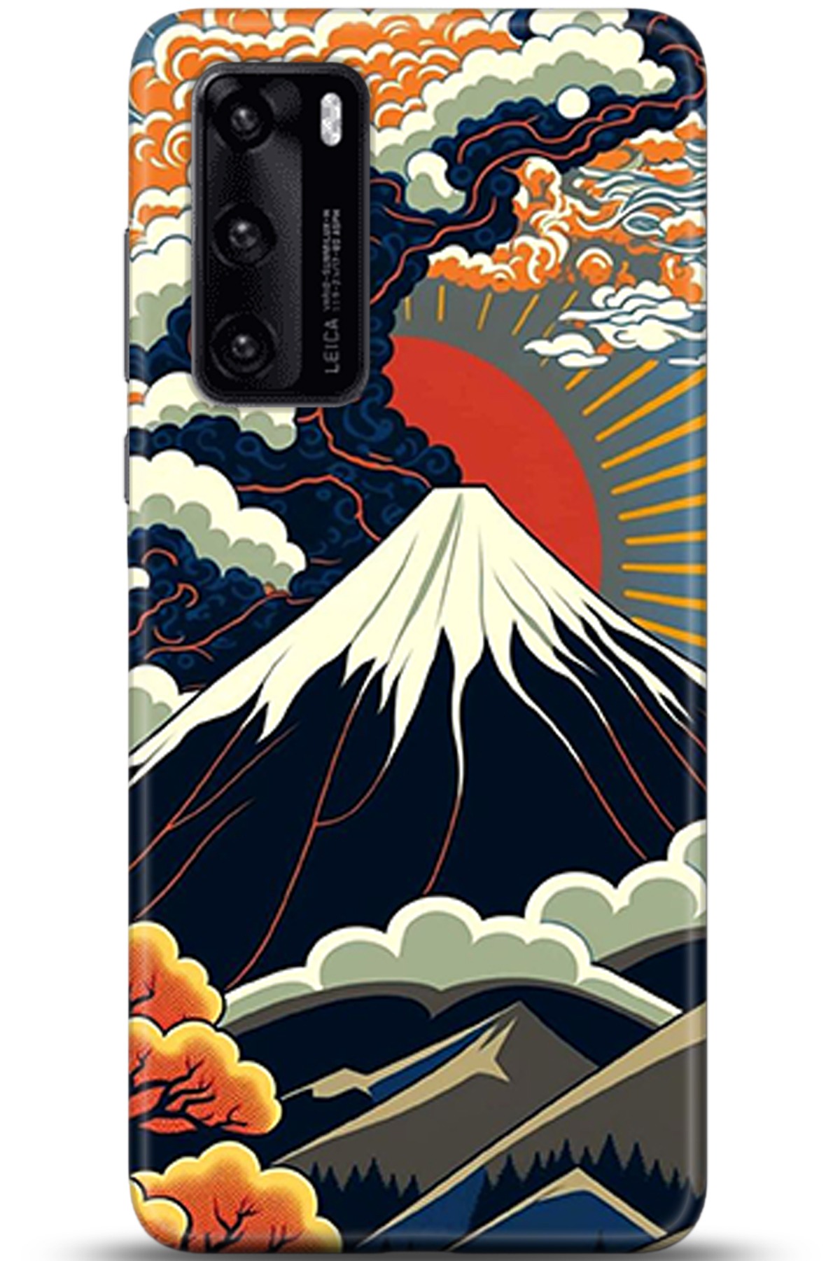 Huawei P40 Uyumlu Kılıf HD Baskılı Kılıf - Followed Institution 5342