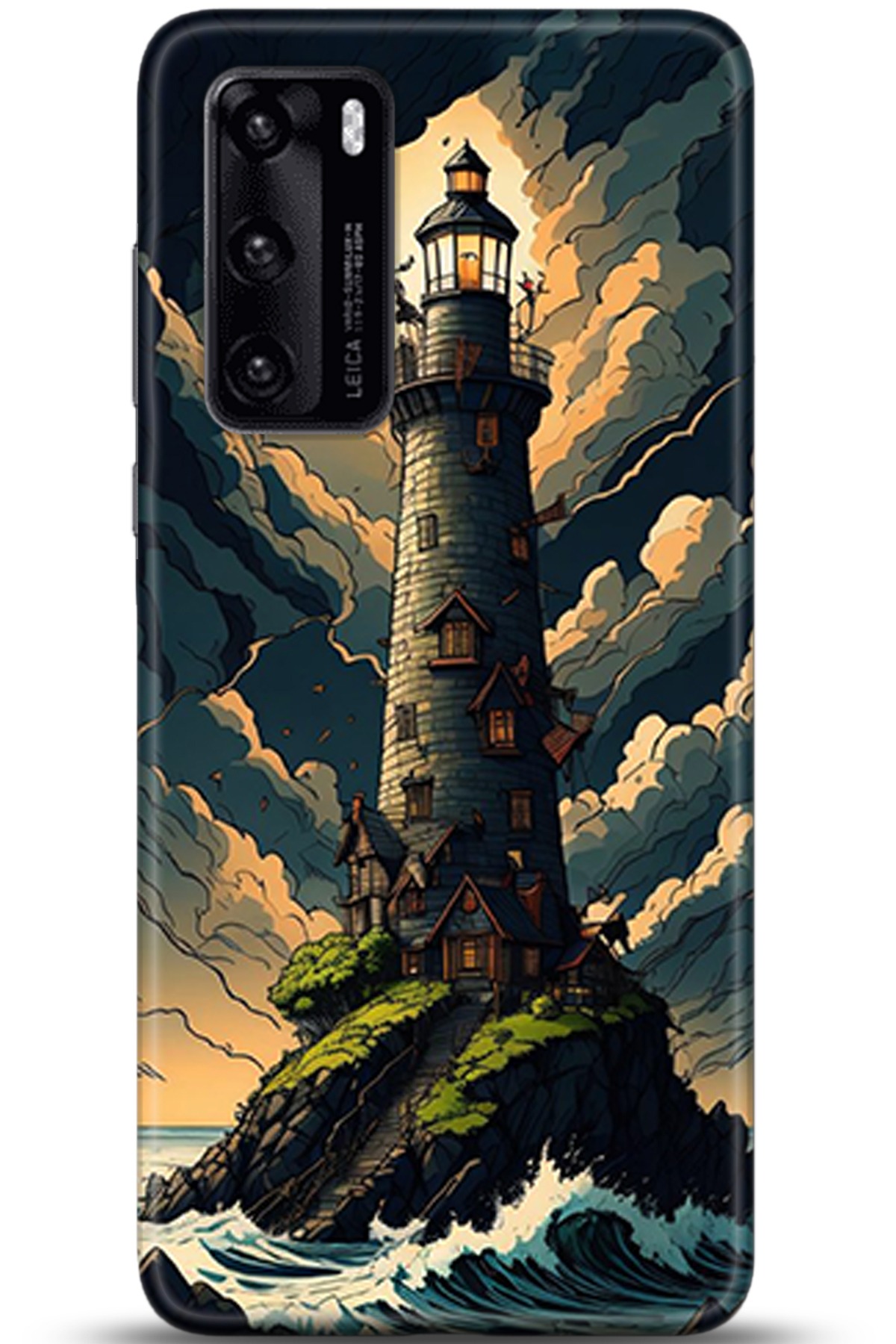 Huawei P40 Uyumlu Kılıf HD Baskılı Kılıf - Followed Institution 5363