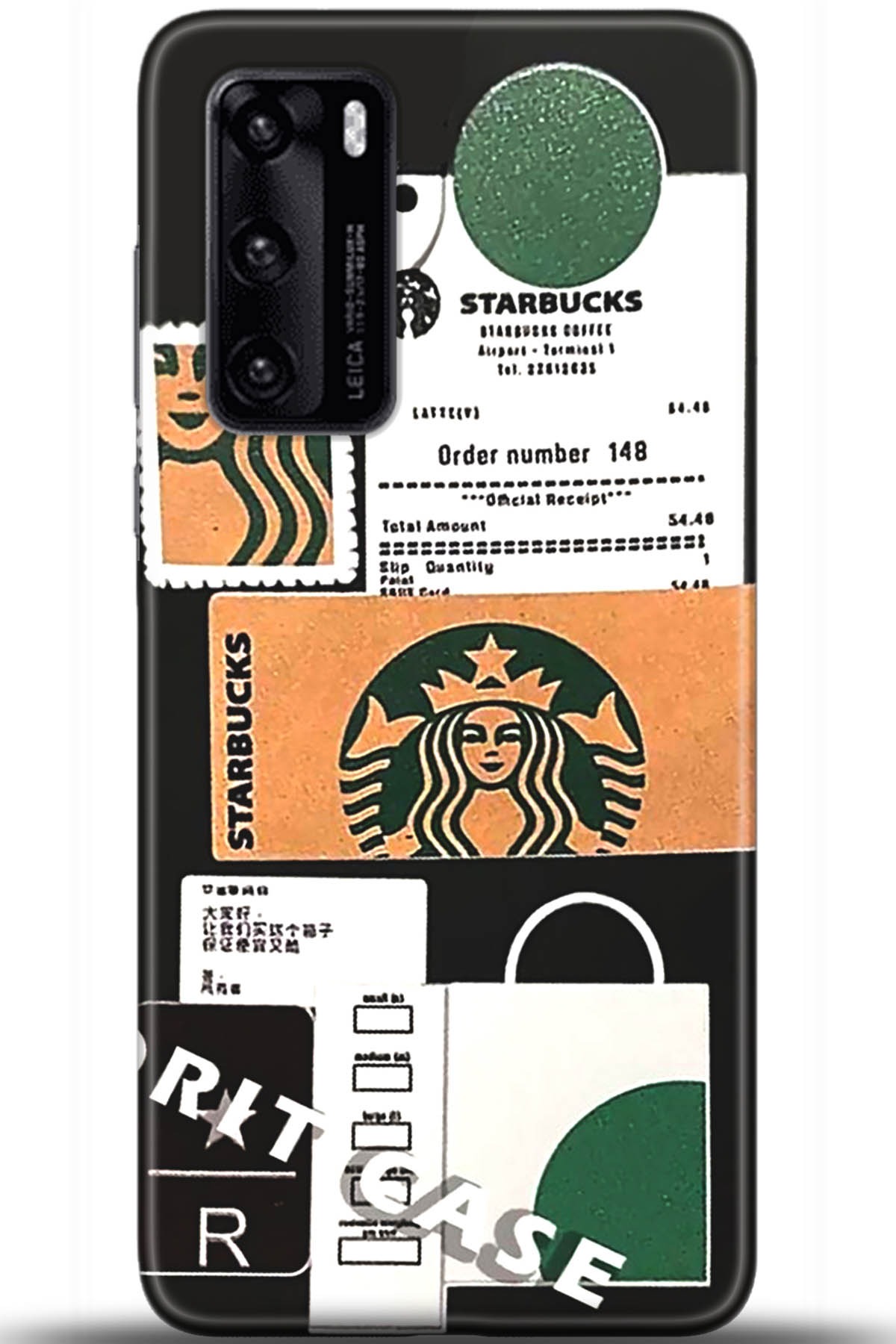 Huawei P40 Uyumlu Kılıf HD Baskılı Kılıf - Followed Institution 5445