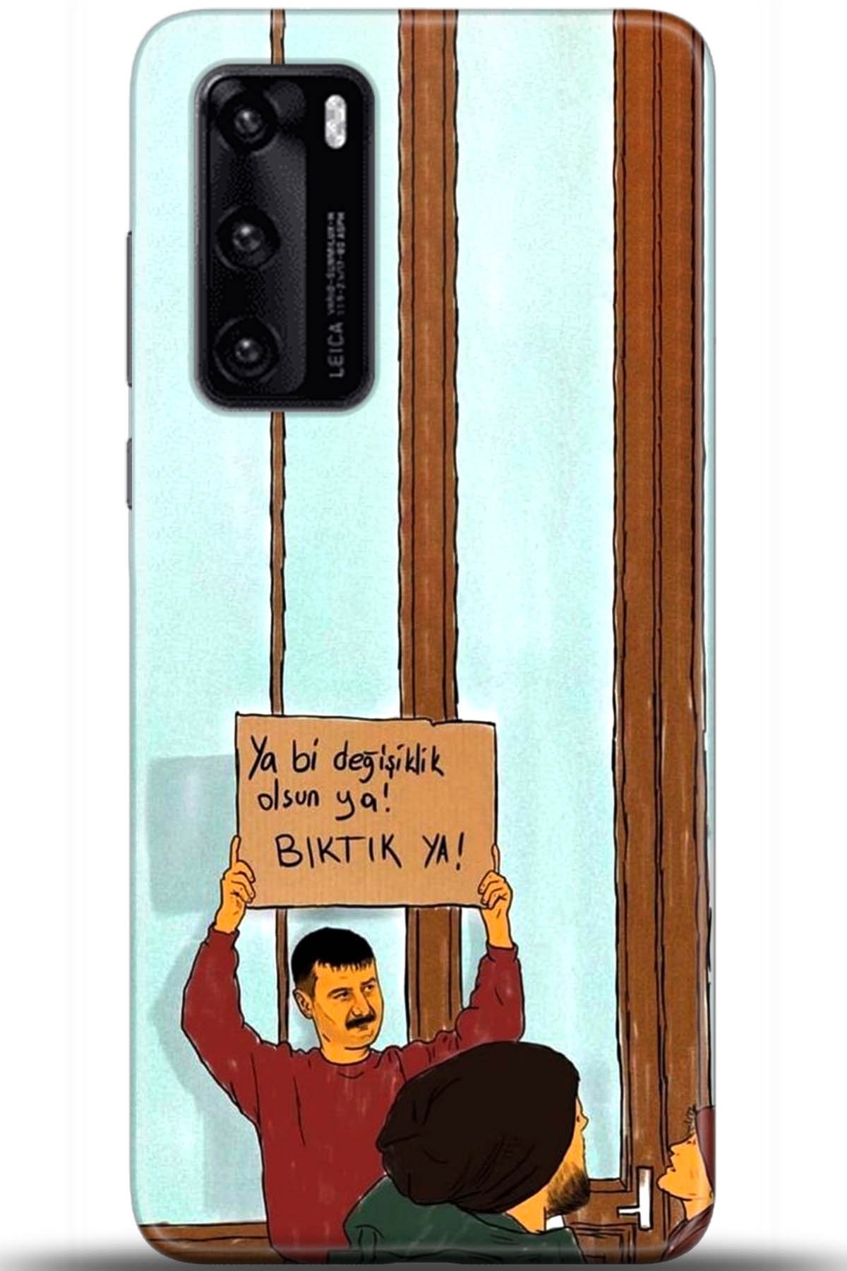 Huawei P40 Uyumlu Kılıf HD Baskılı Kılıf - Followed Institution 5594