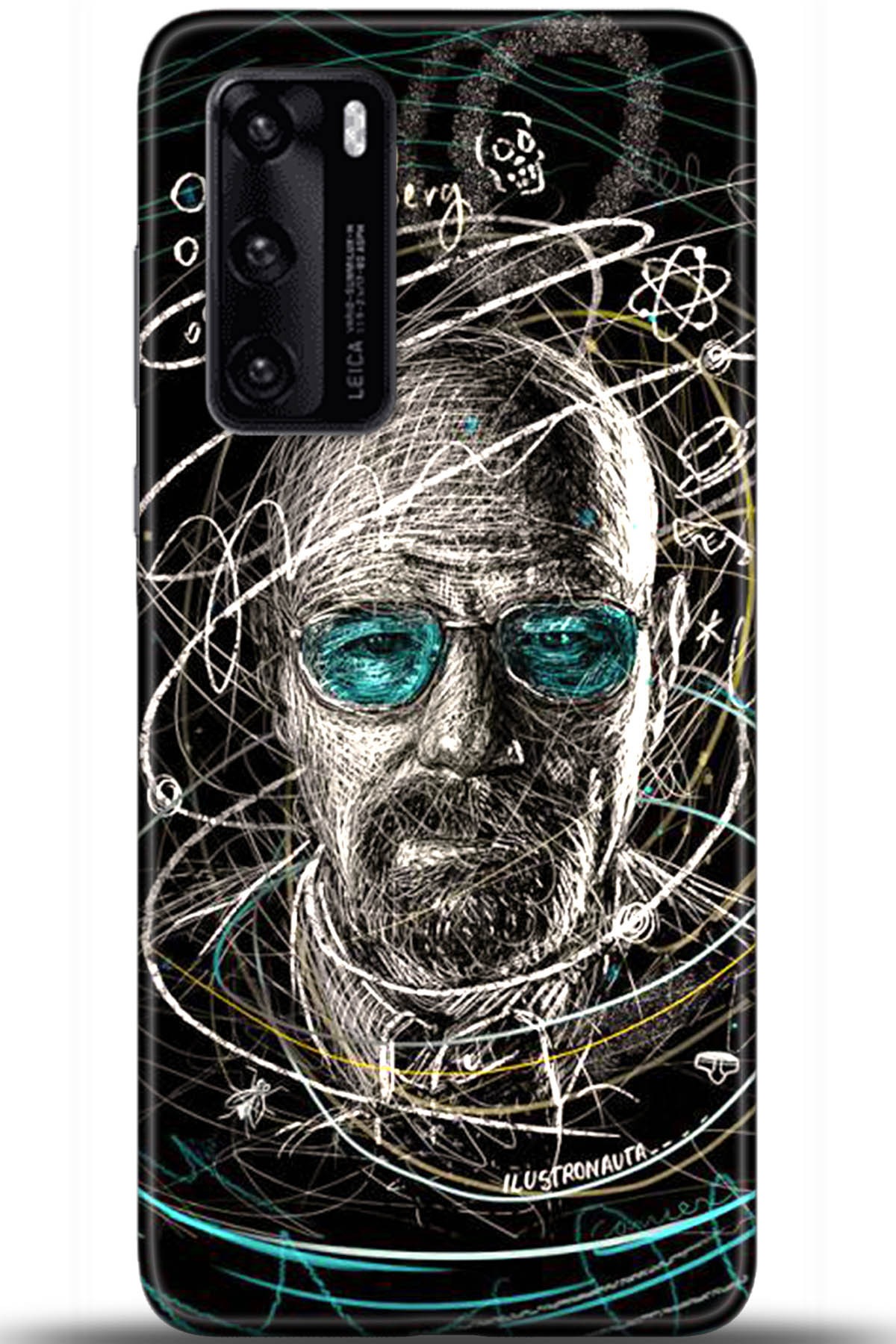 Huawei P40 Uyumlu Kılıf HD Baskılı Kılıf - Followed Institution 5619