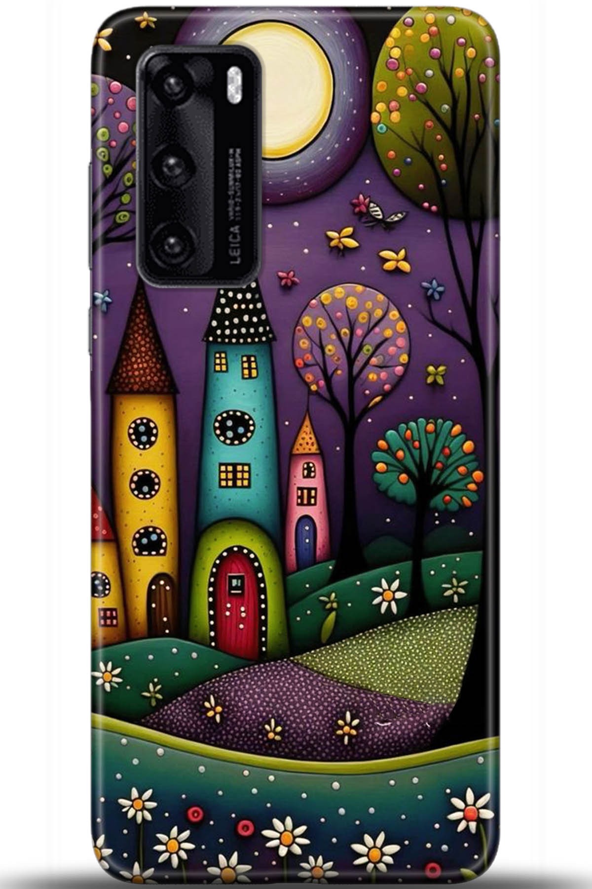 Huawei P40 Uyumlu Kılıf HD Baskılı Kılıf - Followed Institution 5704