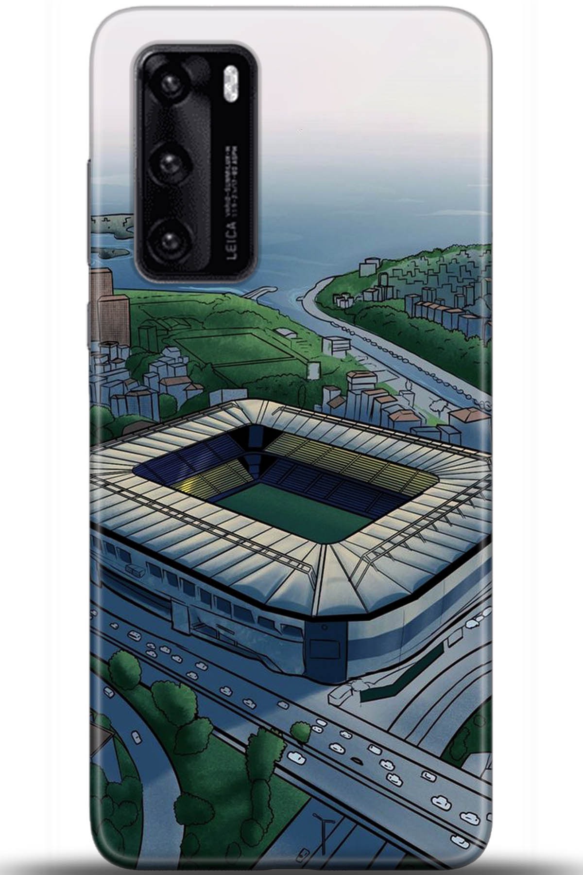 Huawei P40 Uyumlu Kılıf HD Baskılı Kılıf - Followed Institution 5715