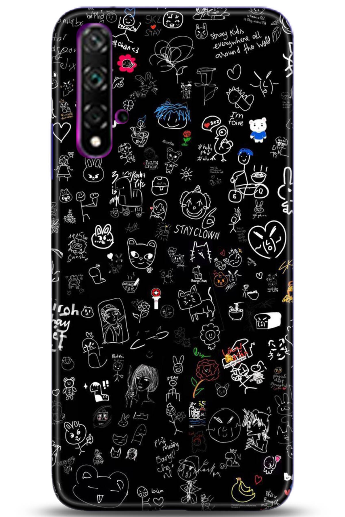 Huawei Nova 5T Uyumlu Kılıf HD Baskılı Kılıf - Followed Institution 5143