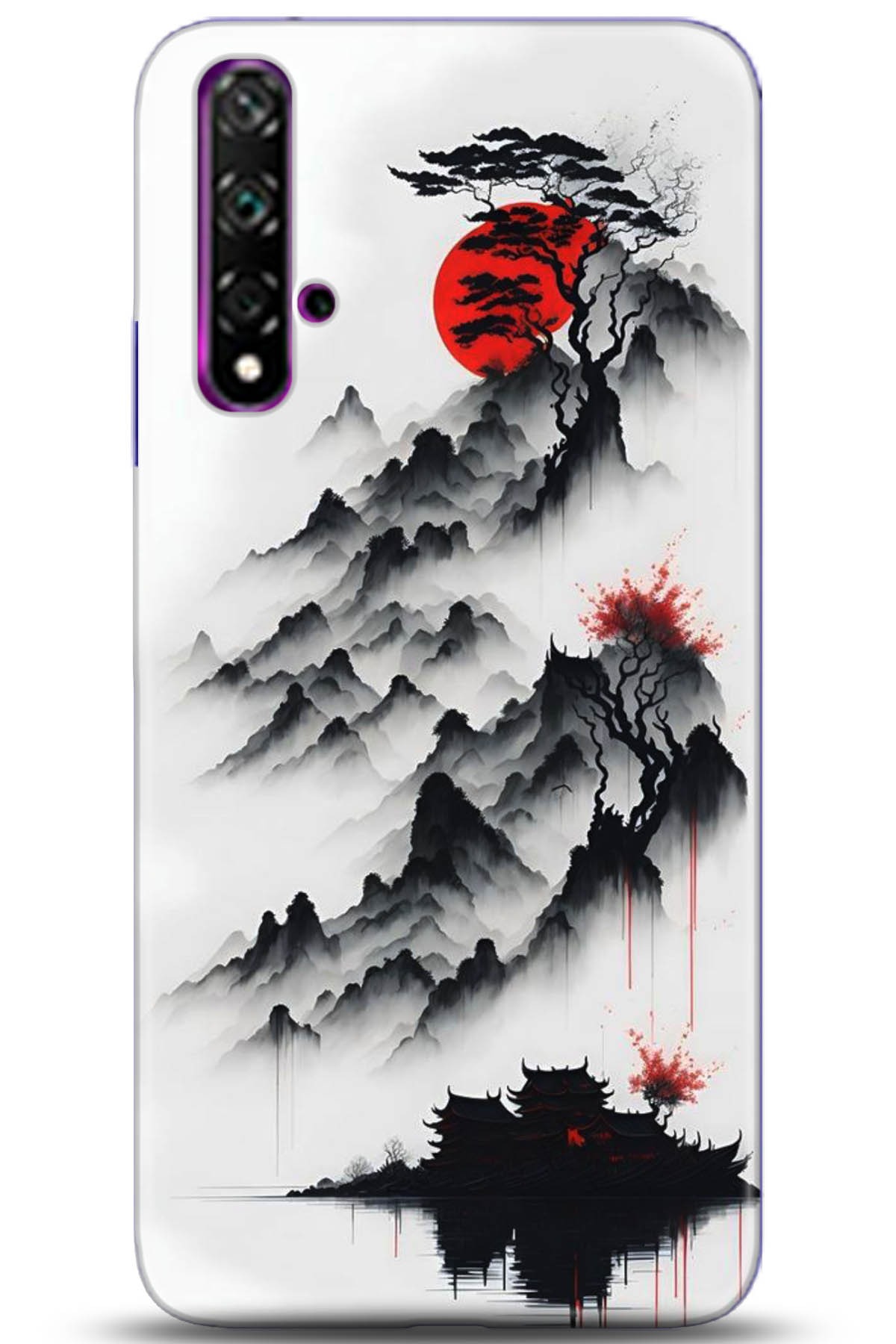 Huawei Nova 5T Uyumlu Kılıf HD Baskılı Kılıf - Followed Institution 5172