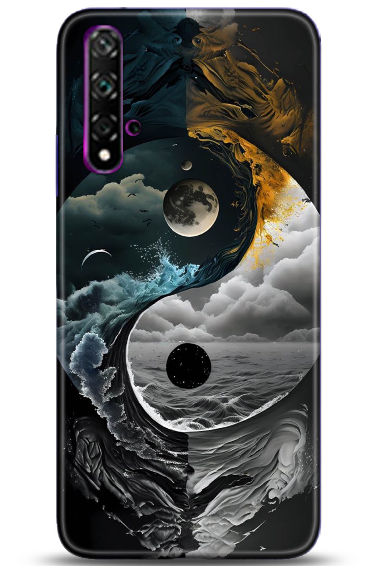 Huawei Nova 5T Uyumlu Kılıf HD Baskılı Kılıf - Followed Institution 5177