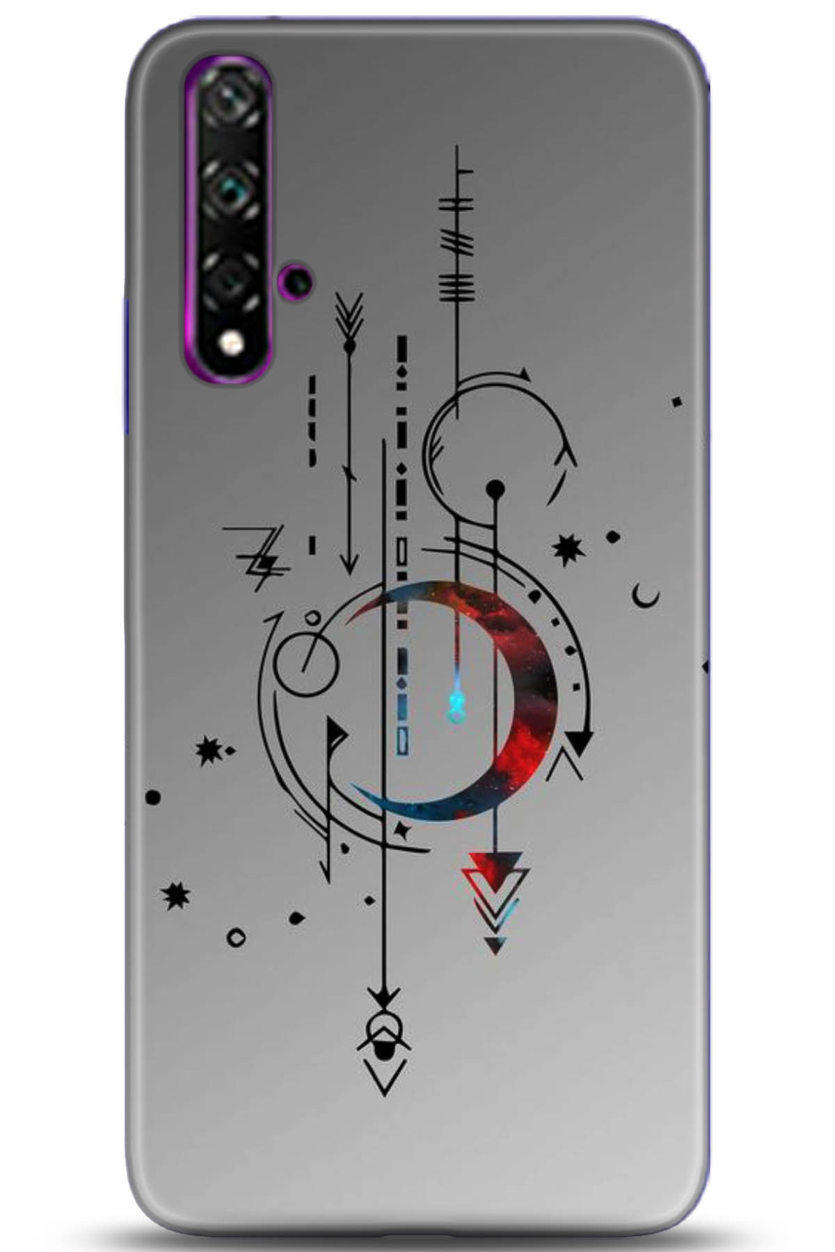 Huawei Nova 5T Uyumlu Kılıf HD Baskılı Kılıf - Followed Institution 5182