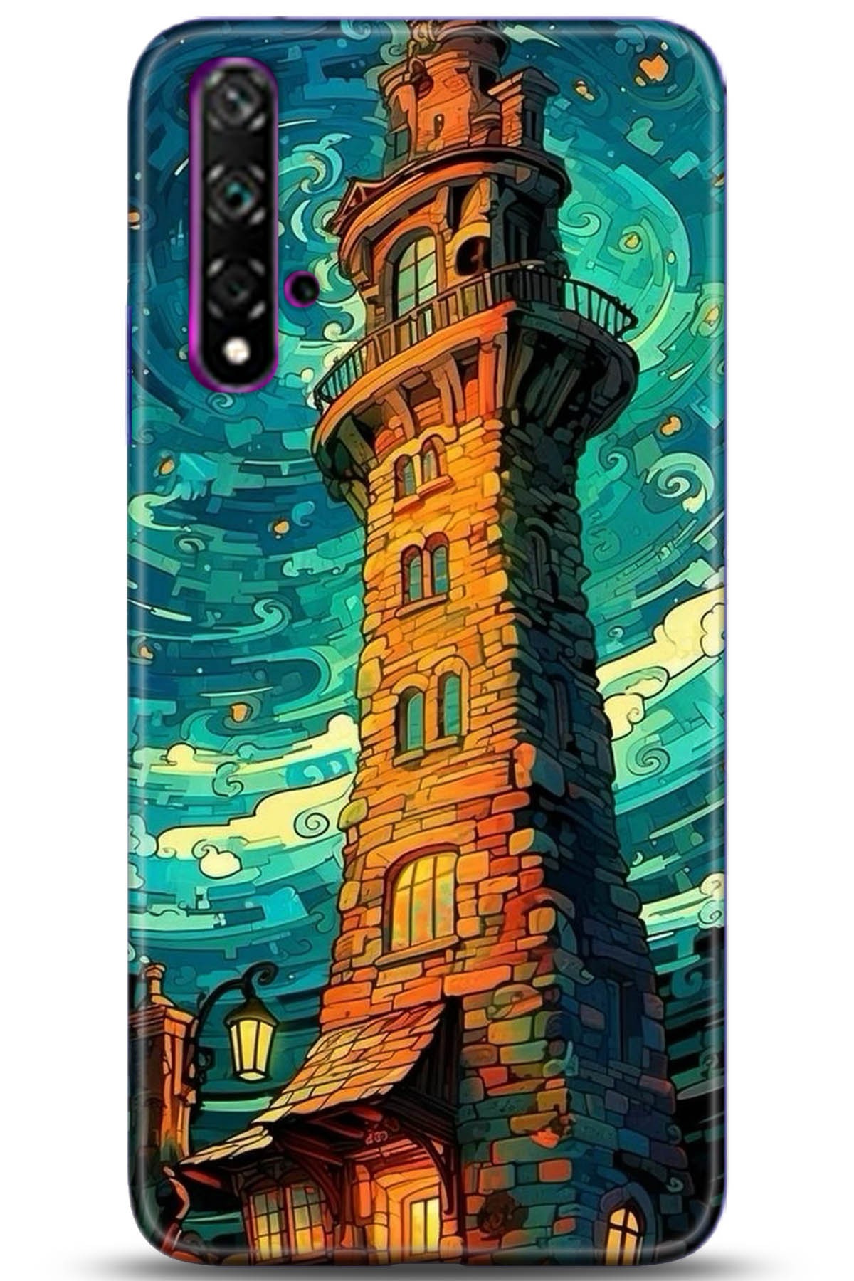 Huawei Nova 5T Uyumlu Kılıf HD Baskılı Kılıf - Followed Institution 5233