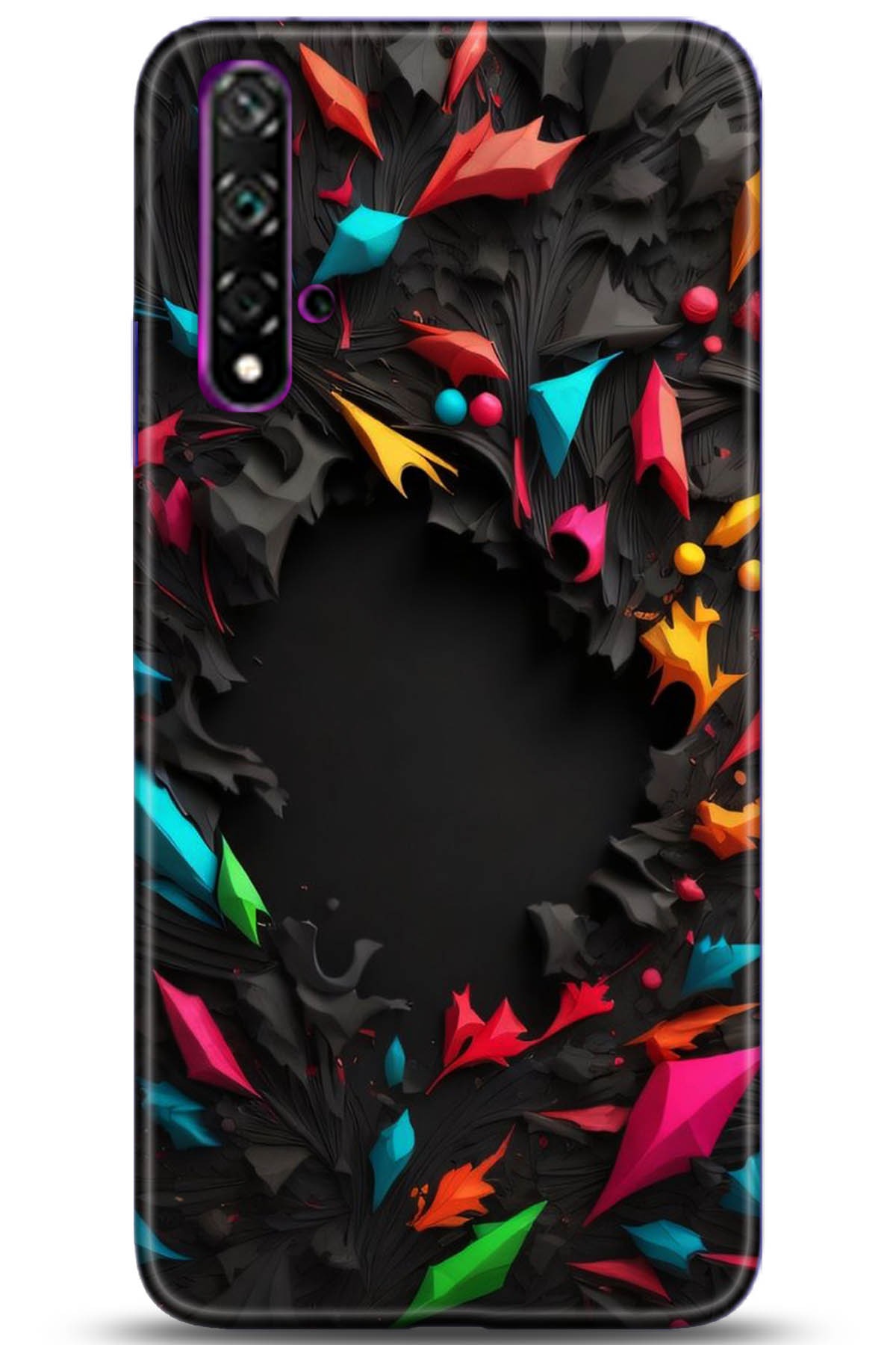 Huawei Nova 5T Uyumlu Kılıf HD Baskılı Kılıf - Followed Institution 5253