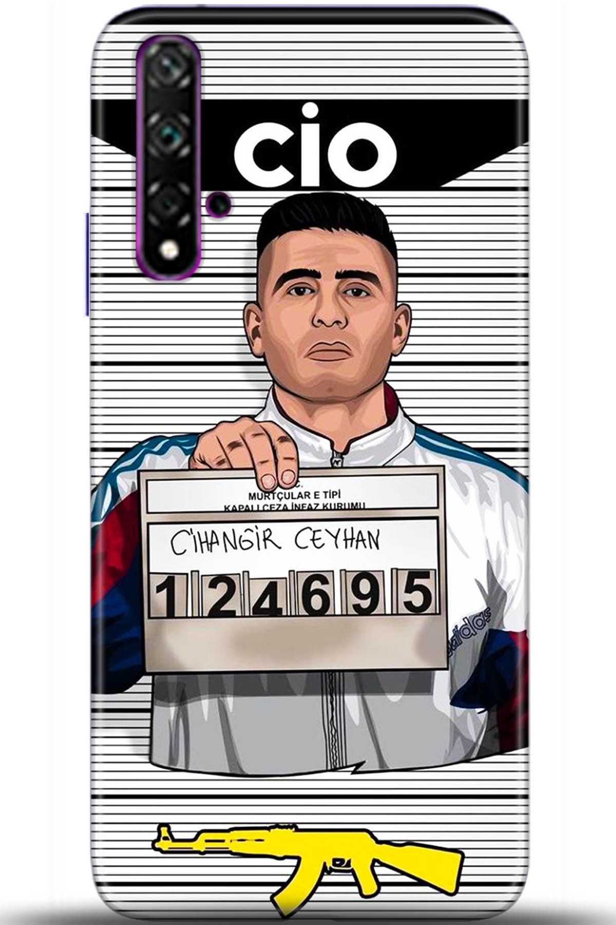 Huawei Nova 5T Uyumlu Kılıf HD Baskılı Kılıf - Followed Institution 5411