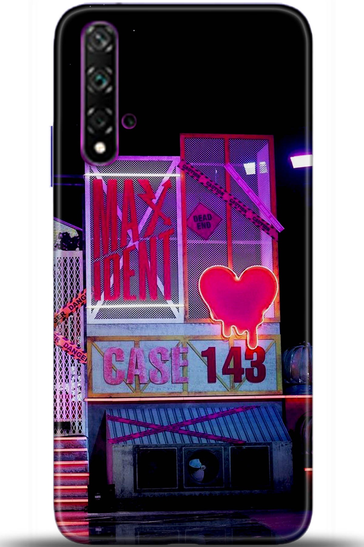 Huawei Nova 5T Uyumlu Kılıf HD Baskılı Kılıf - Followed Institution 5448