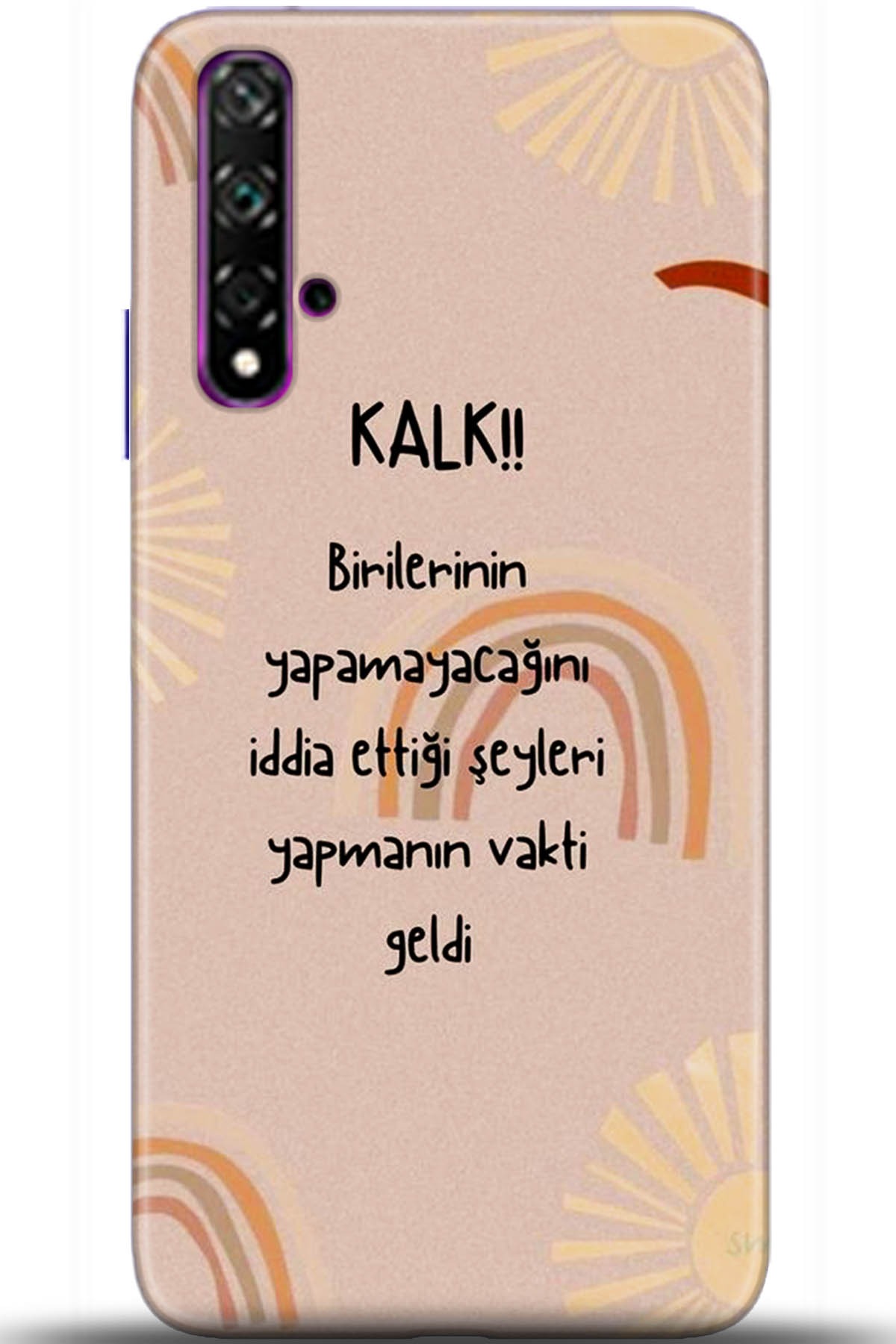 Huawei Nova 5T Uyumlu Kılıf HD Baskılı Kılıf - Followed Institution 5688