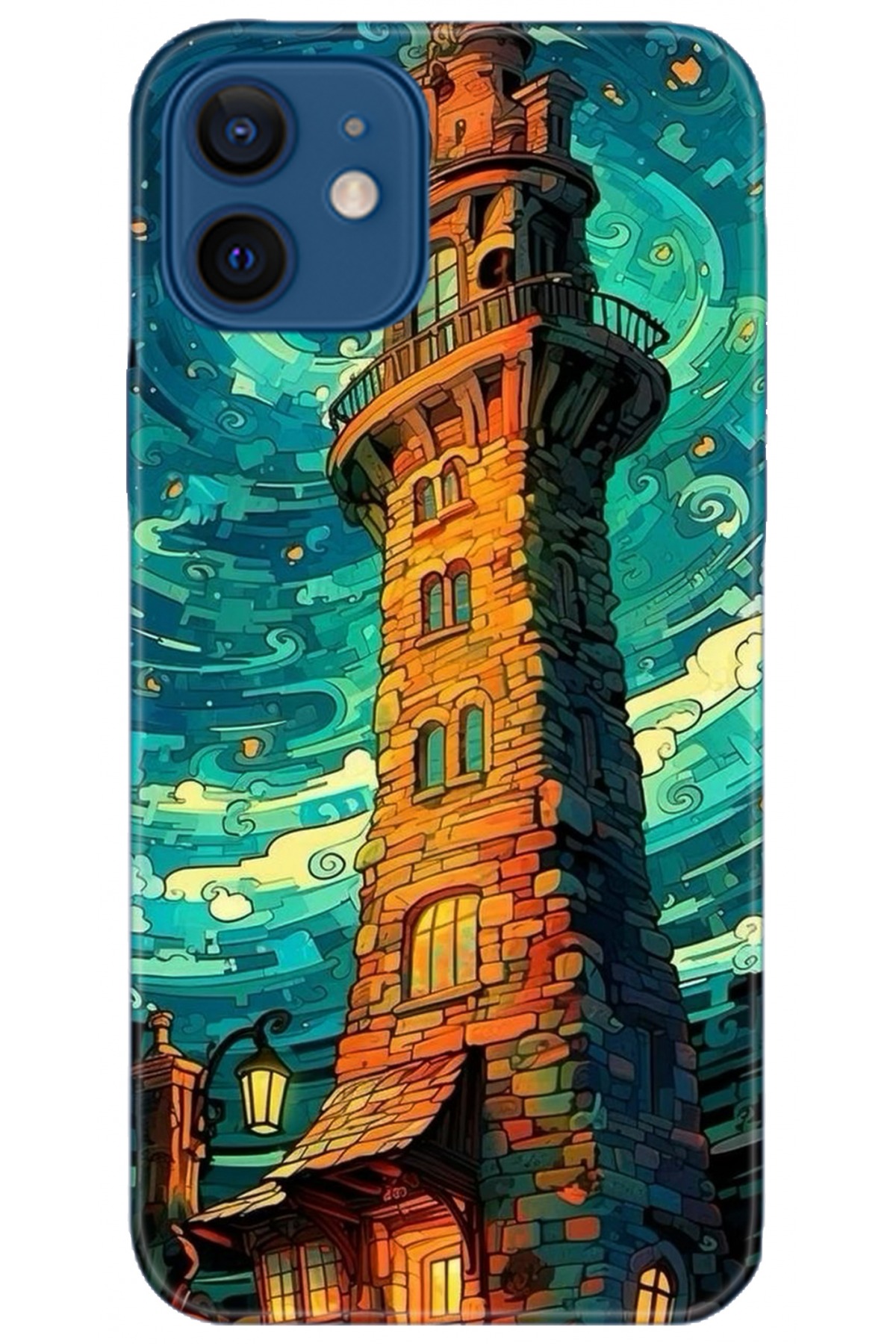 Apple iPhone 12 Mini Kılıf HD Baskılı Kılıf - Followed Institution 5233