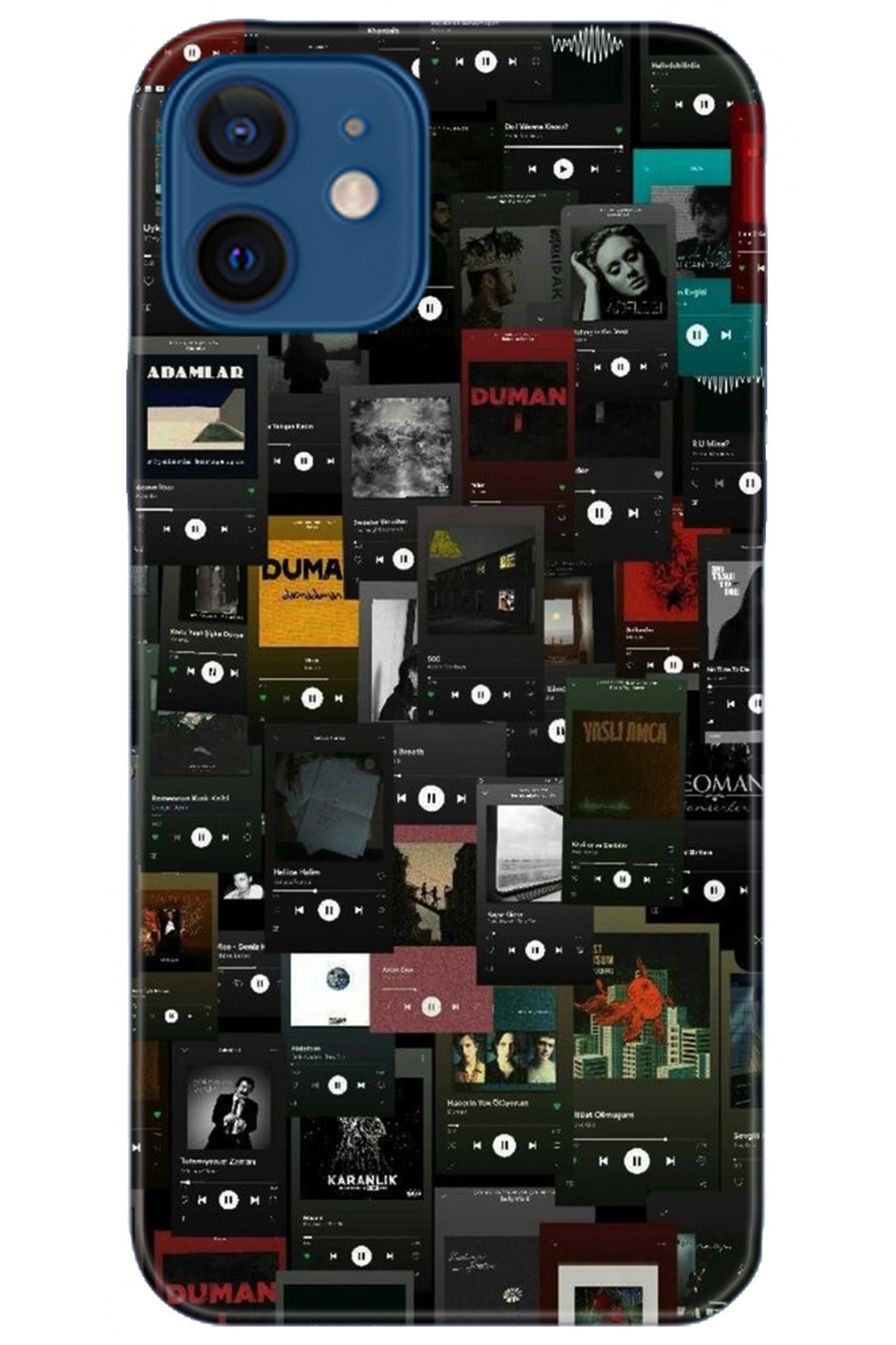 Apple iPhone 12 Mini Kılıf HD Baskılı Kılıf - Followed Institution 5264