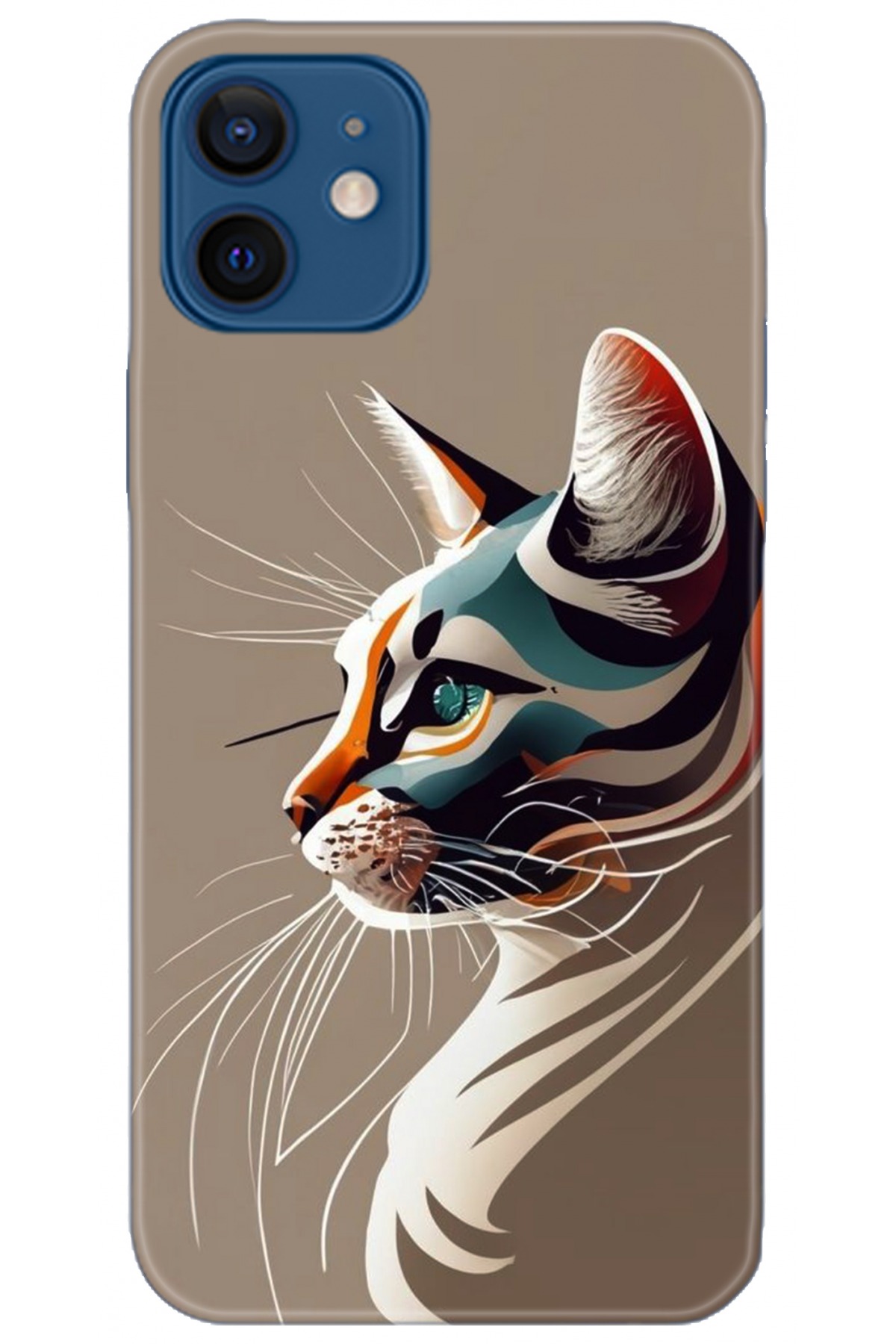 Apple iPhone 12 Mini Kılıf HD Baskılı Kılıf - Followed Institution 5271