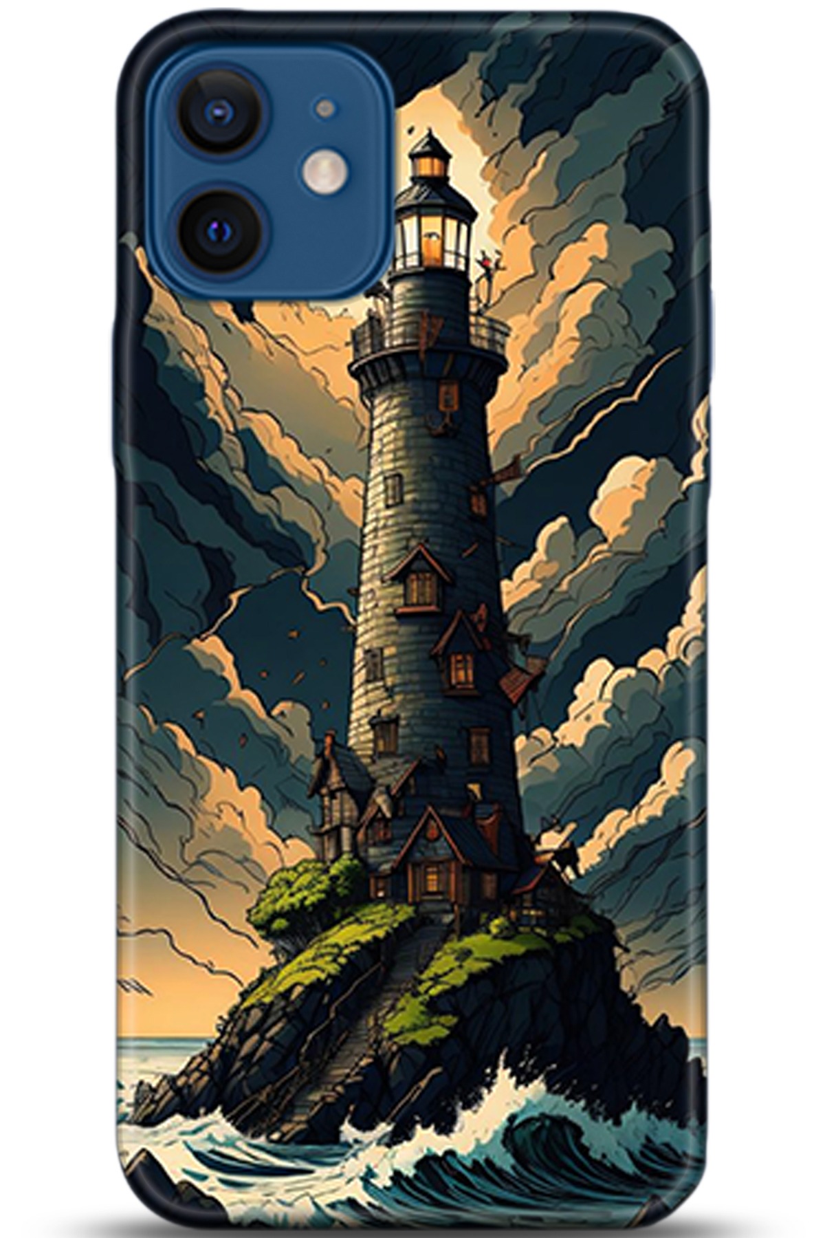 Apple iPhone 12 Mini Kılıf HD Baskılı Kılıf - Followed Institution 5363