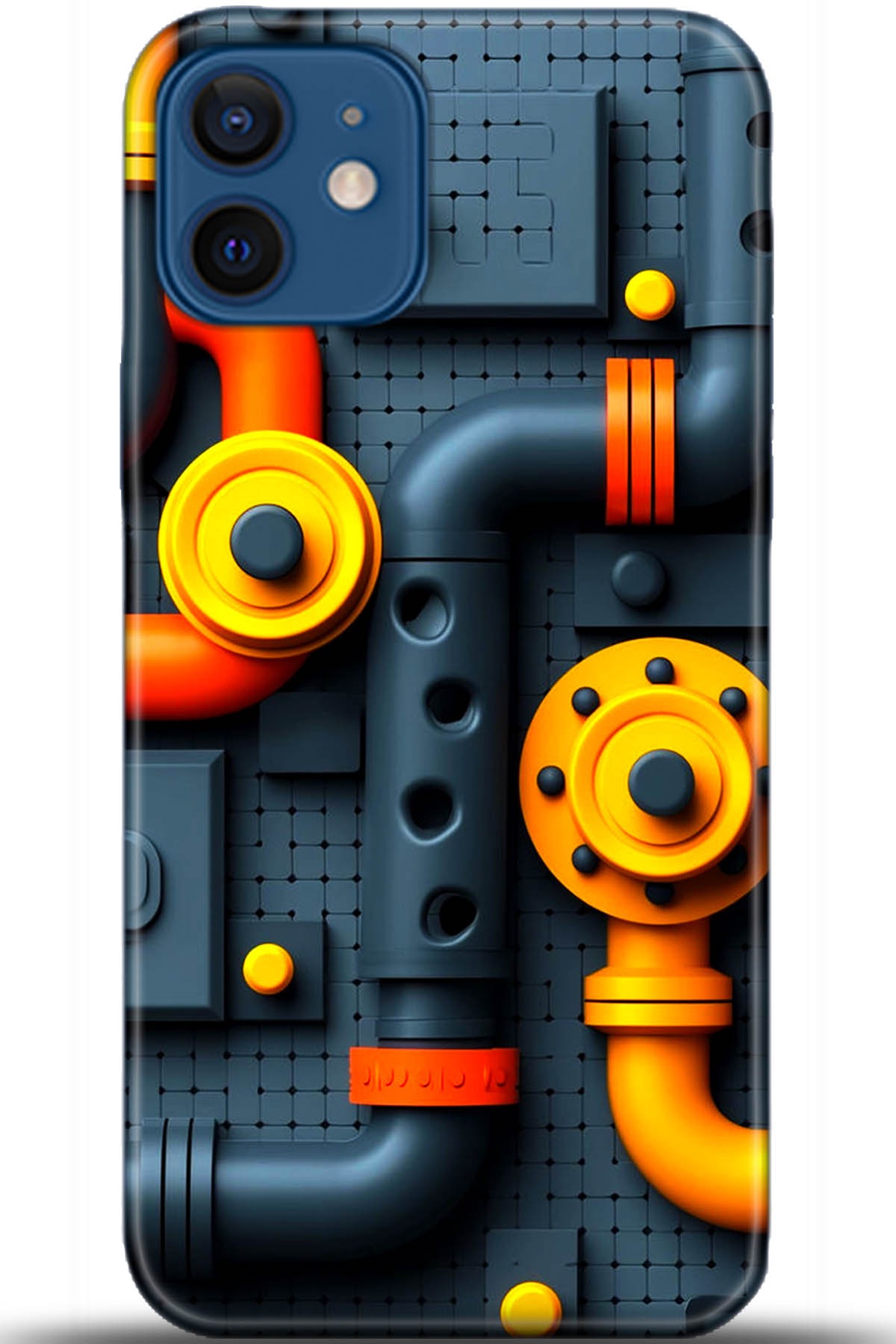 Apple iPhone 12 Mini Kılıf HD Baskılı Kılıf - Followed Institution 5466